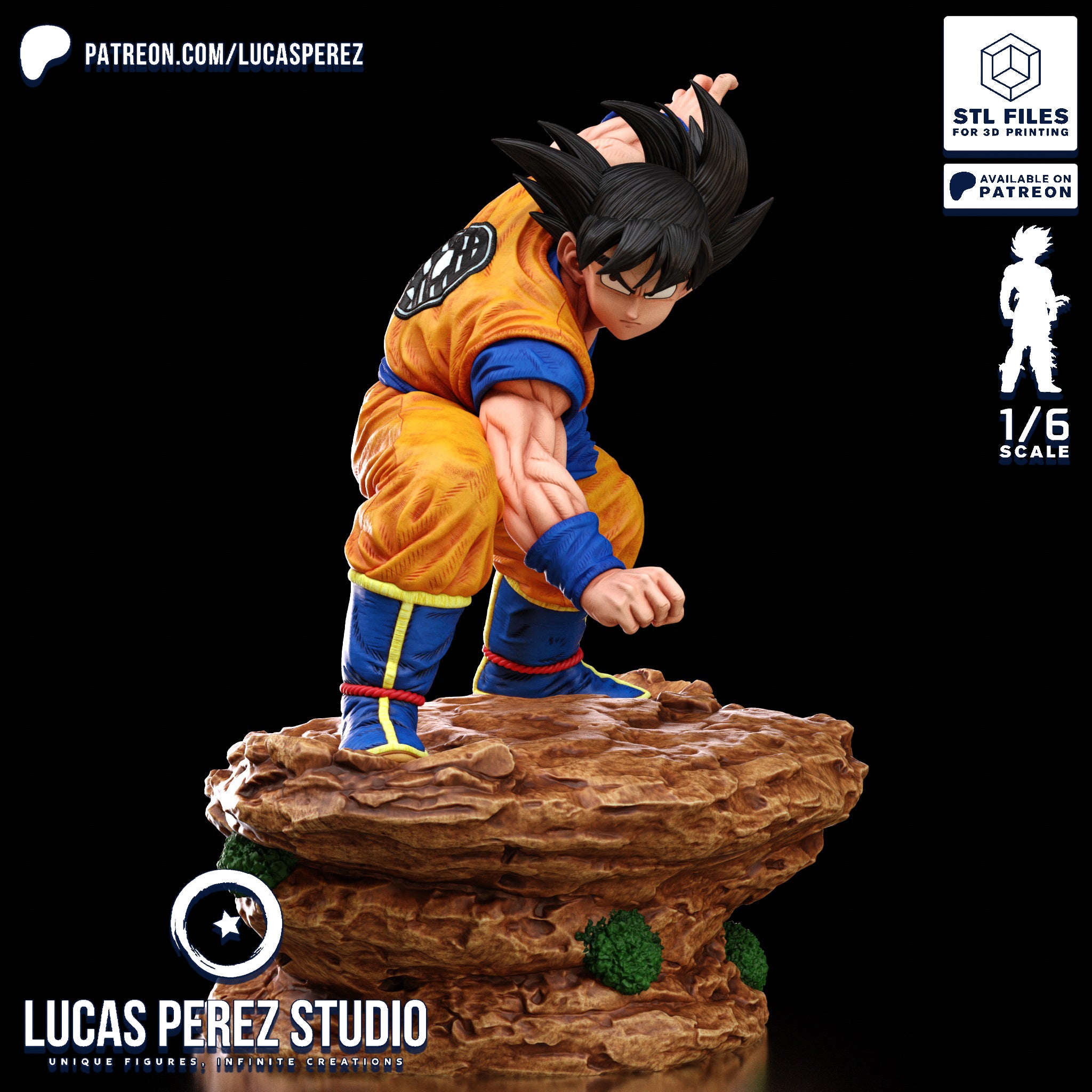 The Saiyan Prodigy | Maximum Detailed 12K 3D printed figure