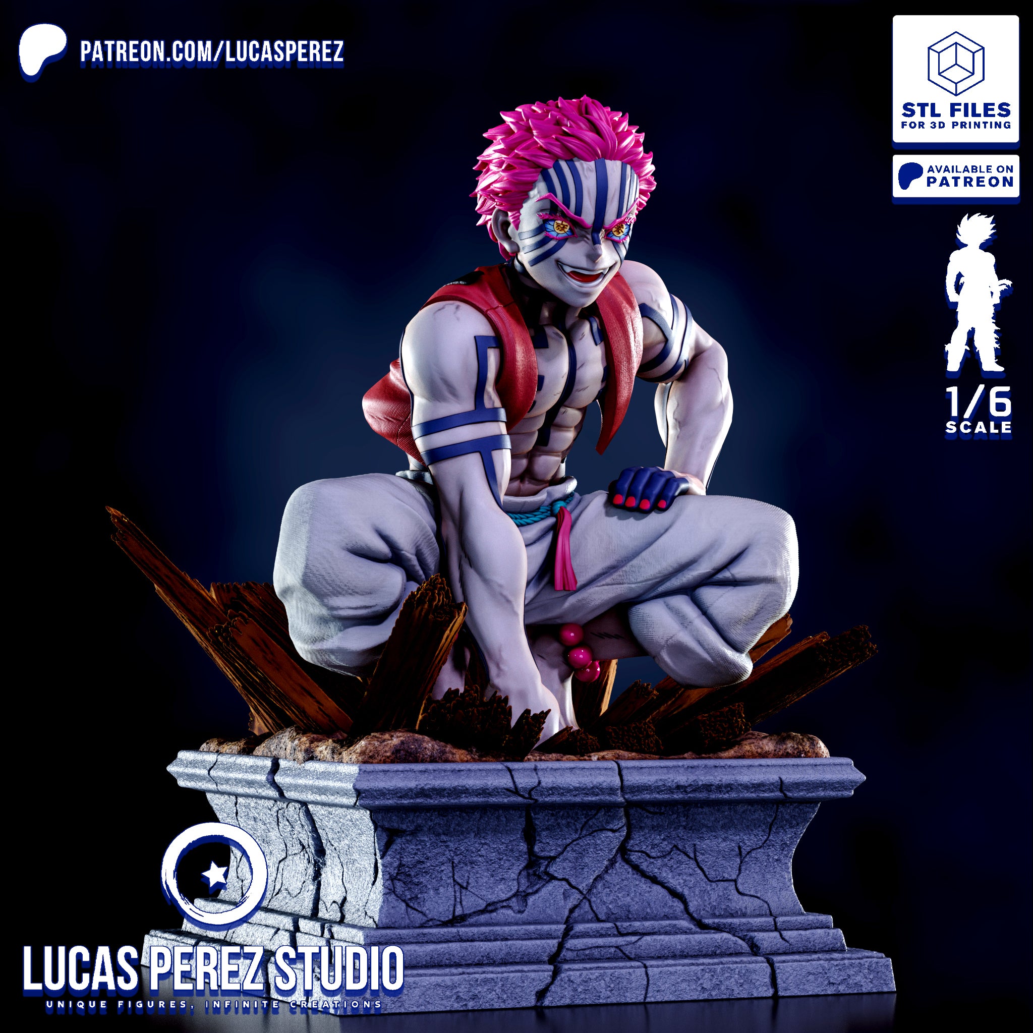 The Unyielding Demon | Maximum Detailed 12K 3D printed figure