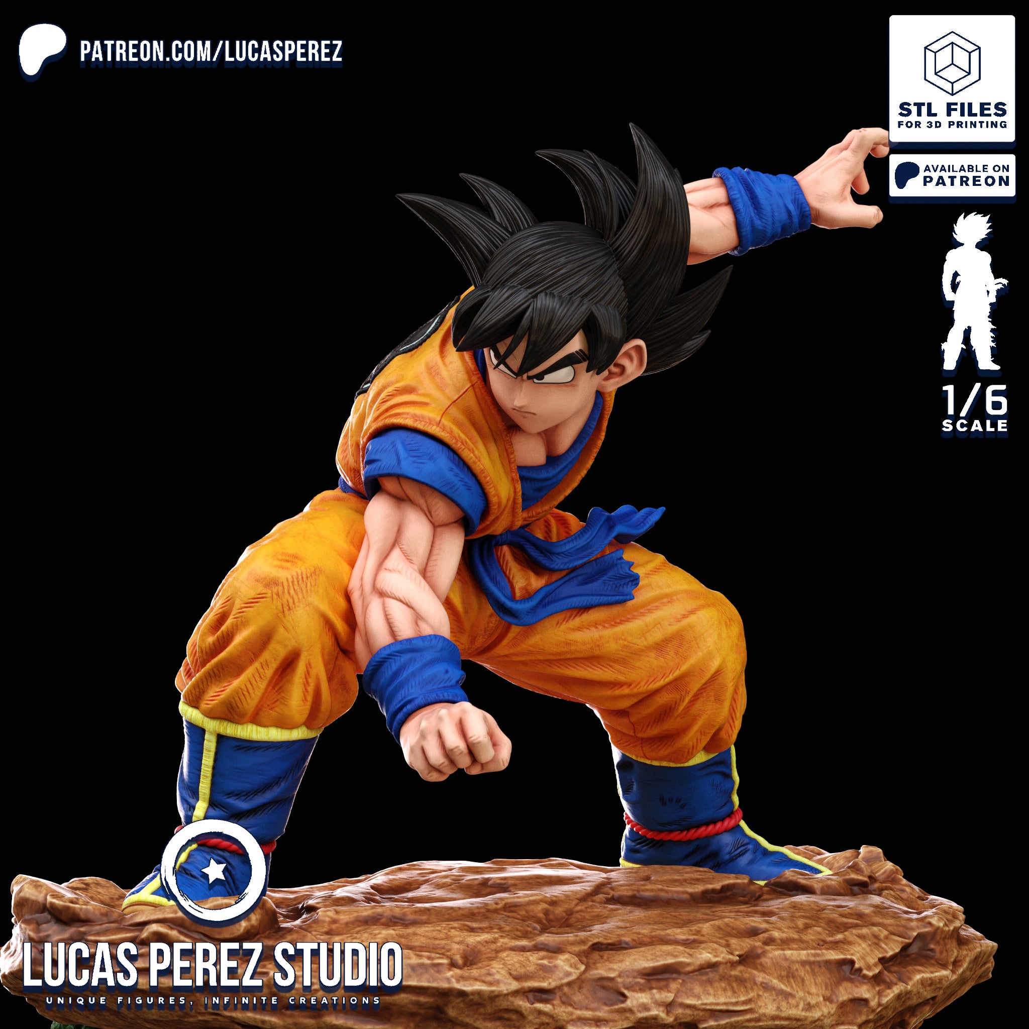 The Saiyan Prodigy | Maximum Detailed 12K 3D printed figure