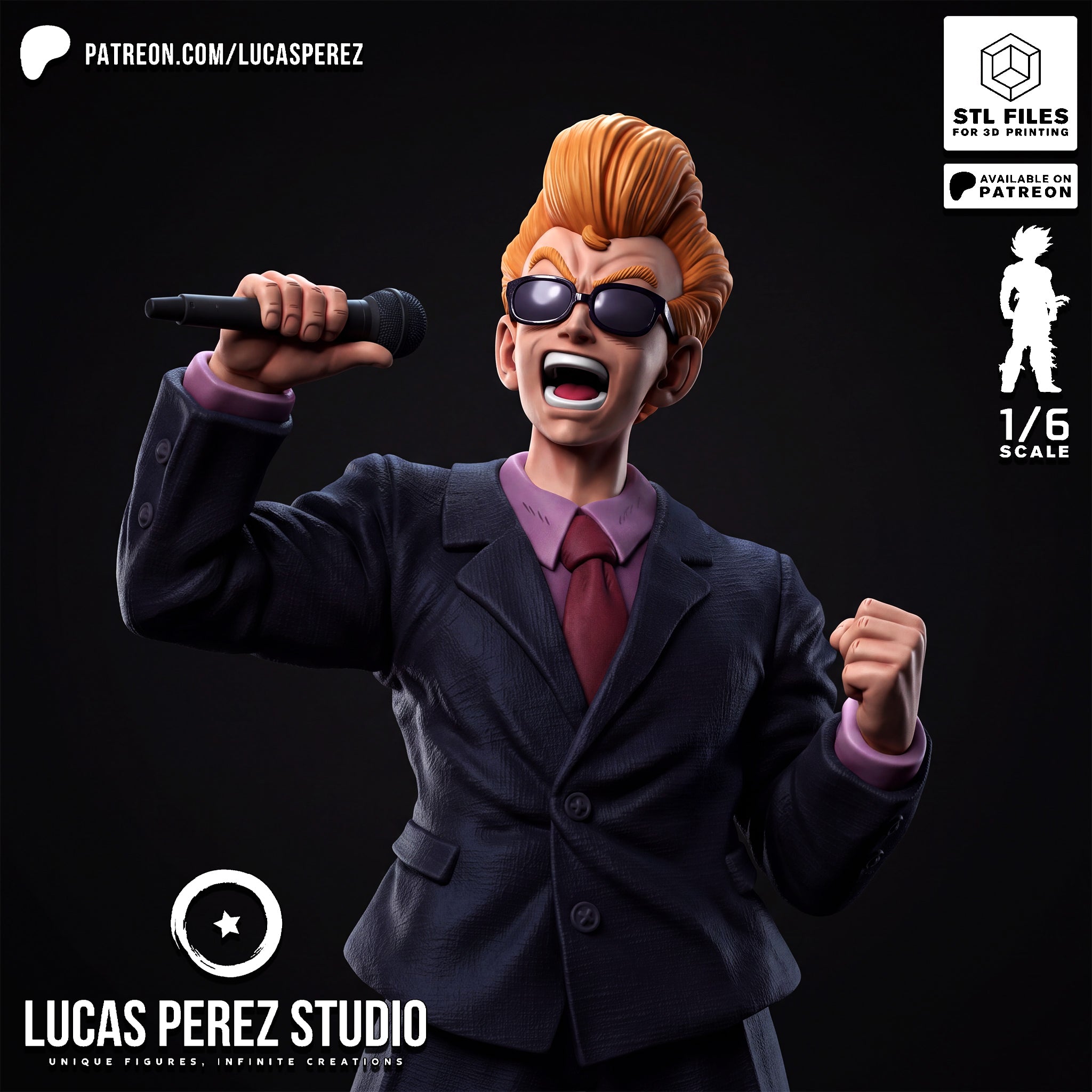 World Tournament Announcer Figure