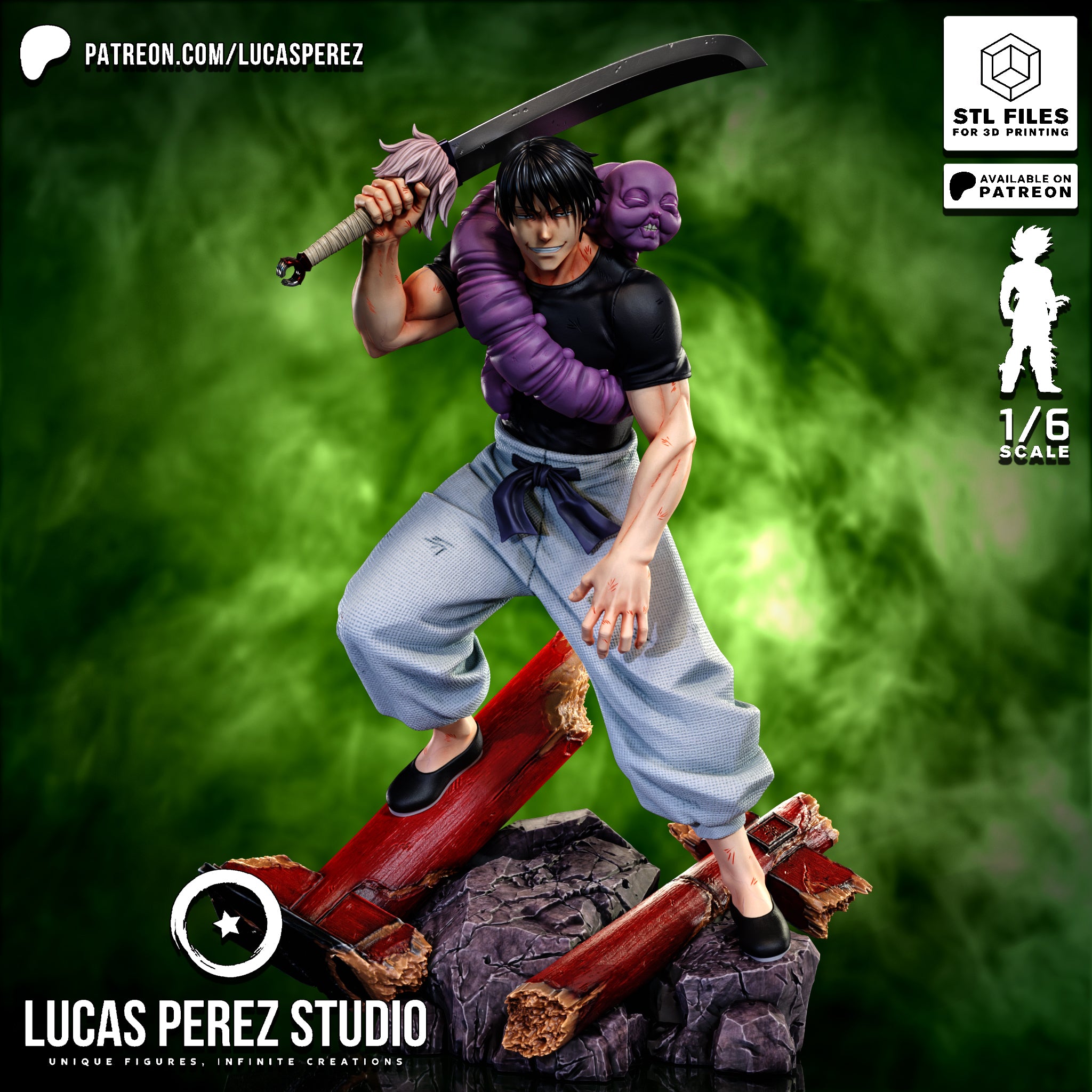 The Sorcerer Killer | Maximum Detailed 12K 3D printed figure