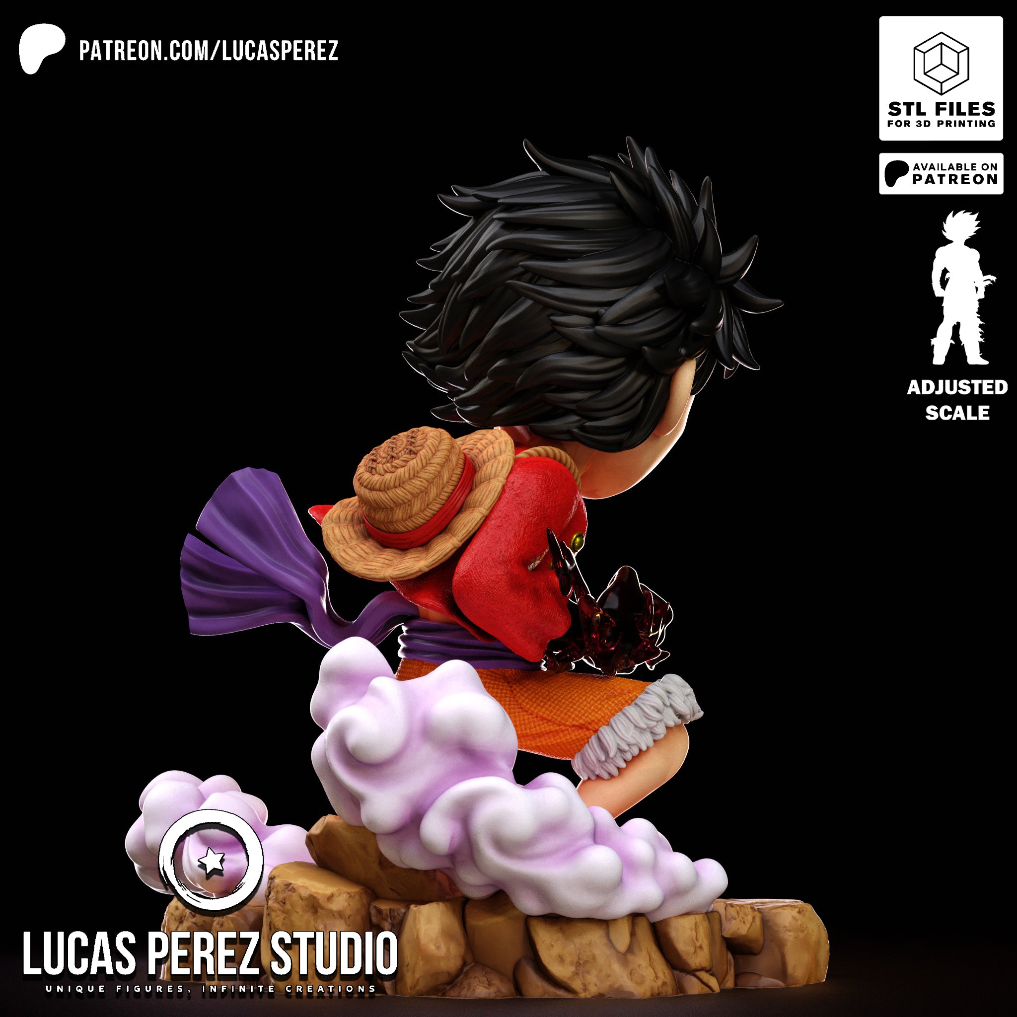 Tiny Pirate King | Maximum Detailed 12K 3D printed figure