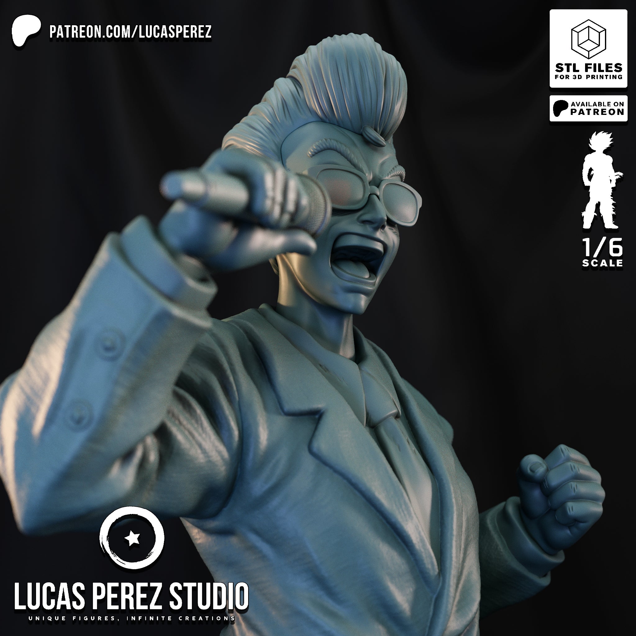 World Tournament Announcer Figure