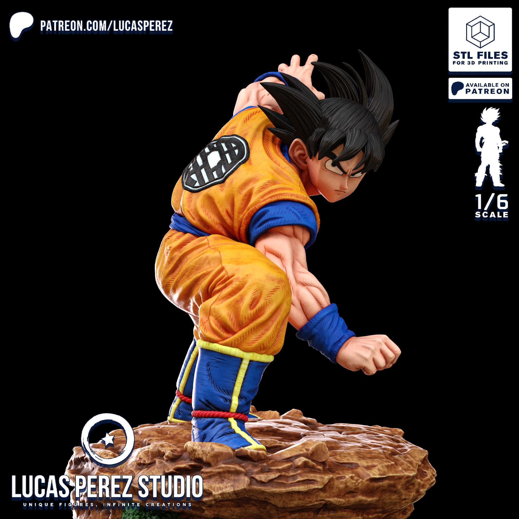 The Saiyan Prodigy | Maximum Detailed 12K 3D printed figure