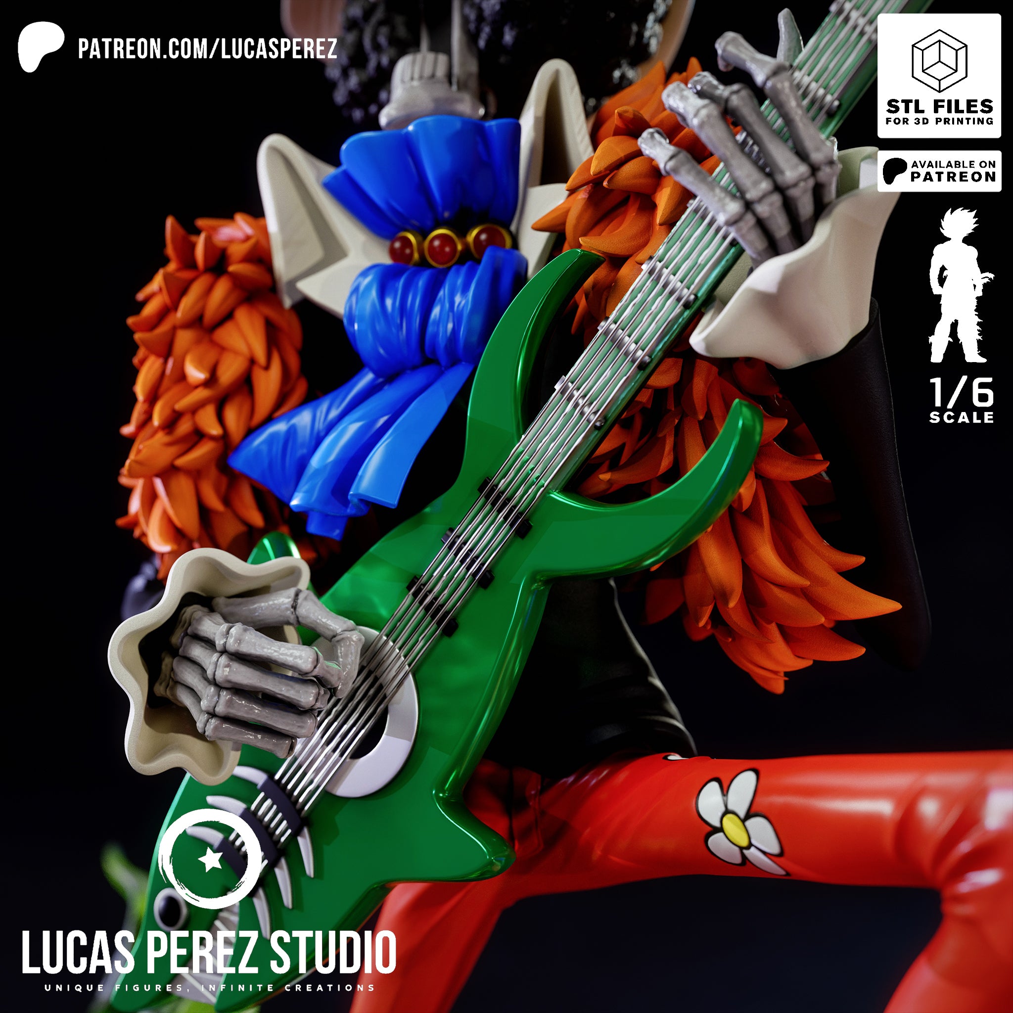 The Soul King | Maximum Detailed 12K 3D printed figure