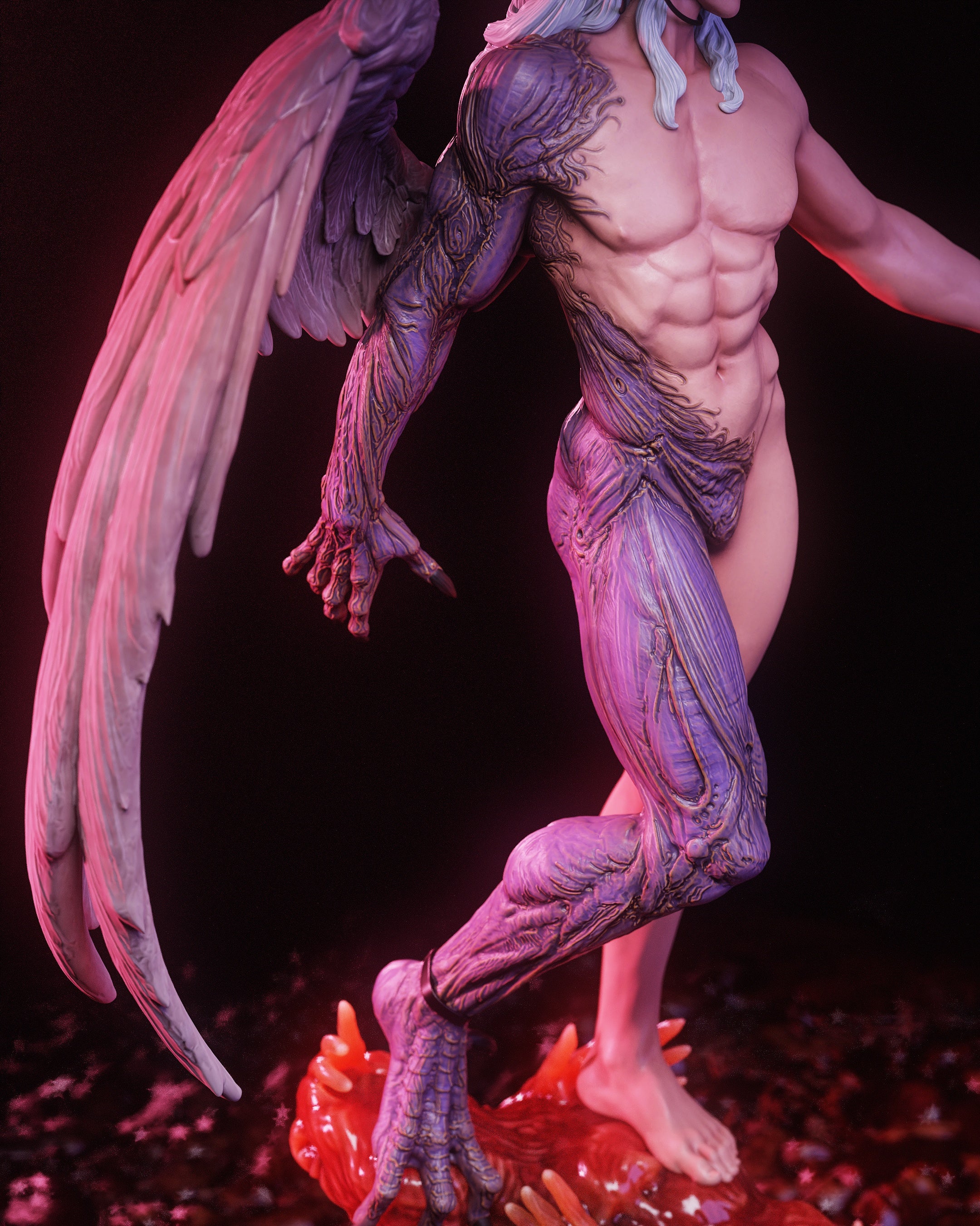 The White Hawk Statue