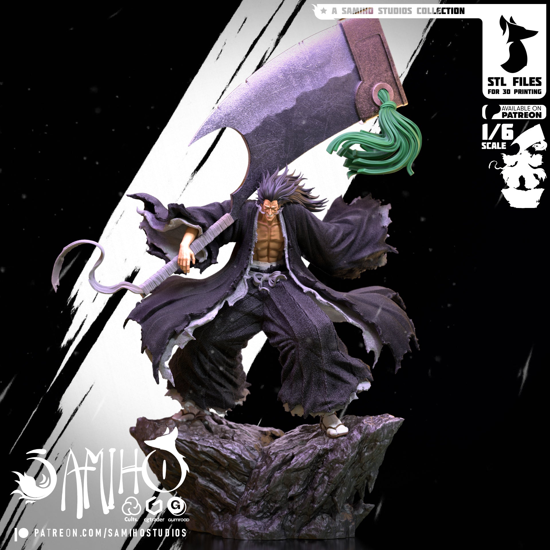 The Strongest Shinigami | Maximum Detailed 12K 3D printed figure