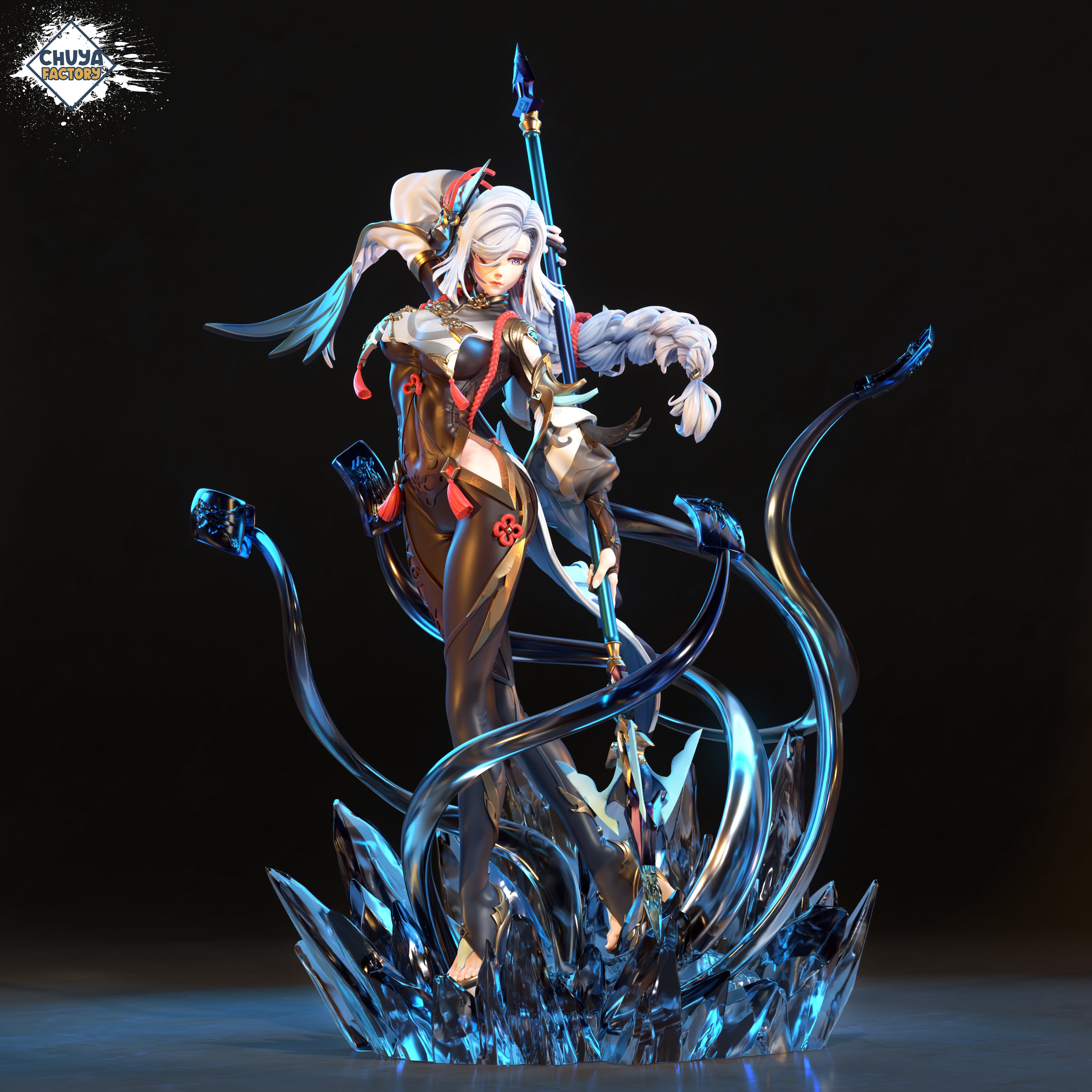 The Cryo Lancer | Maximum Detailed 12K 3D printed figure