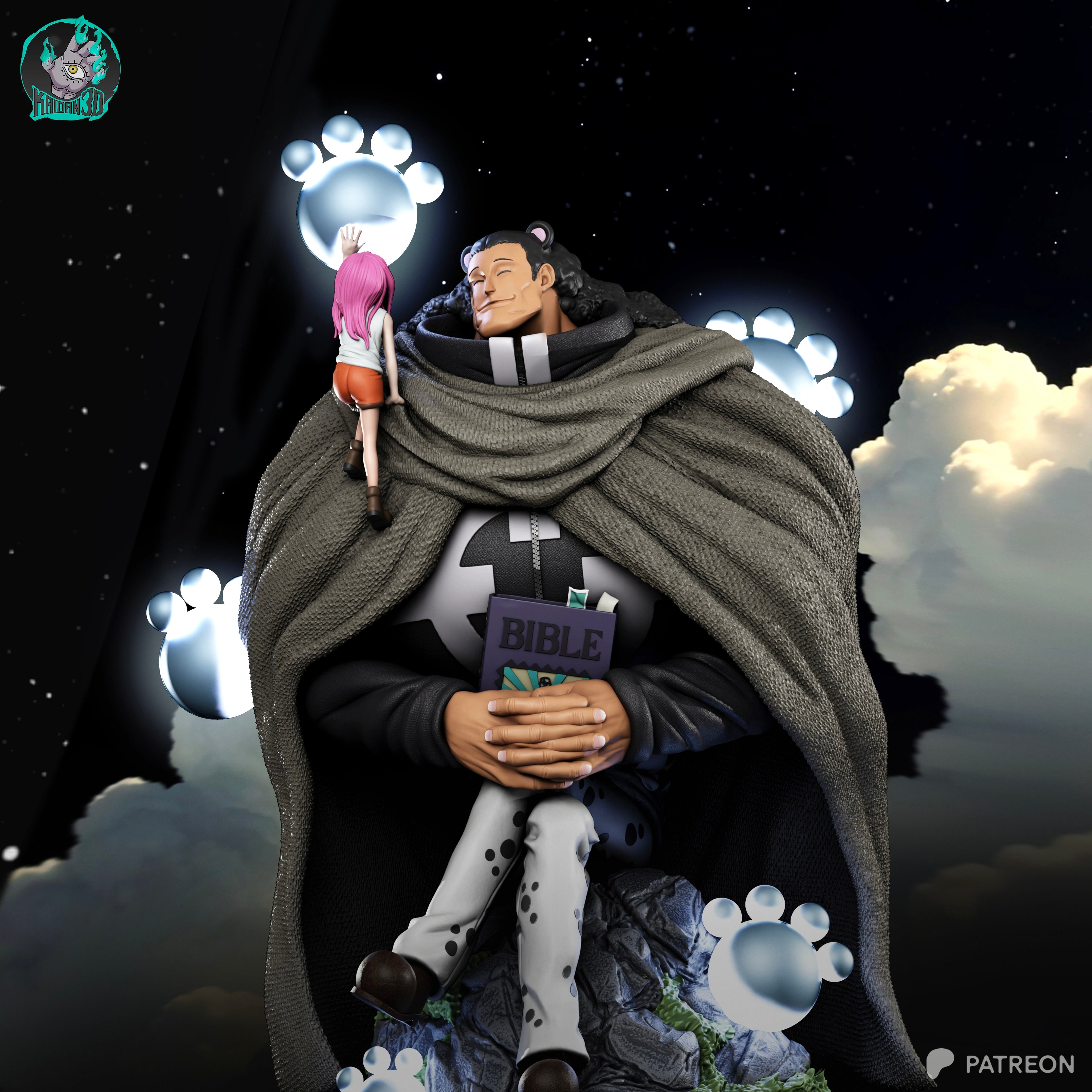 The Gentle Giant | Maximum Detailed 12K 3D printed figure