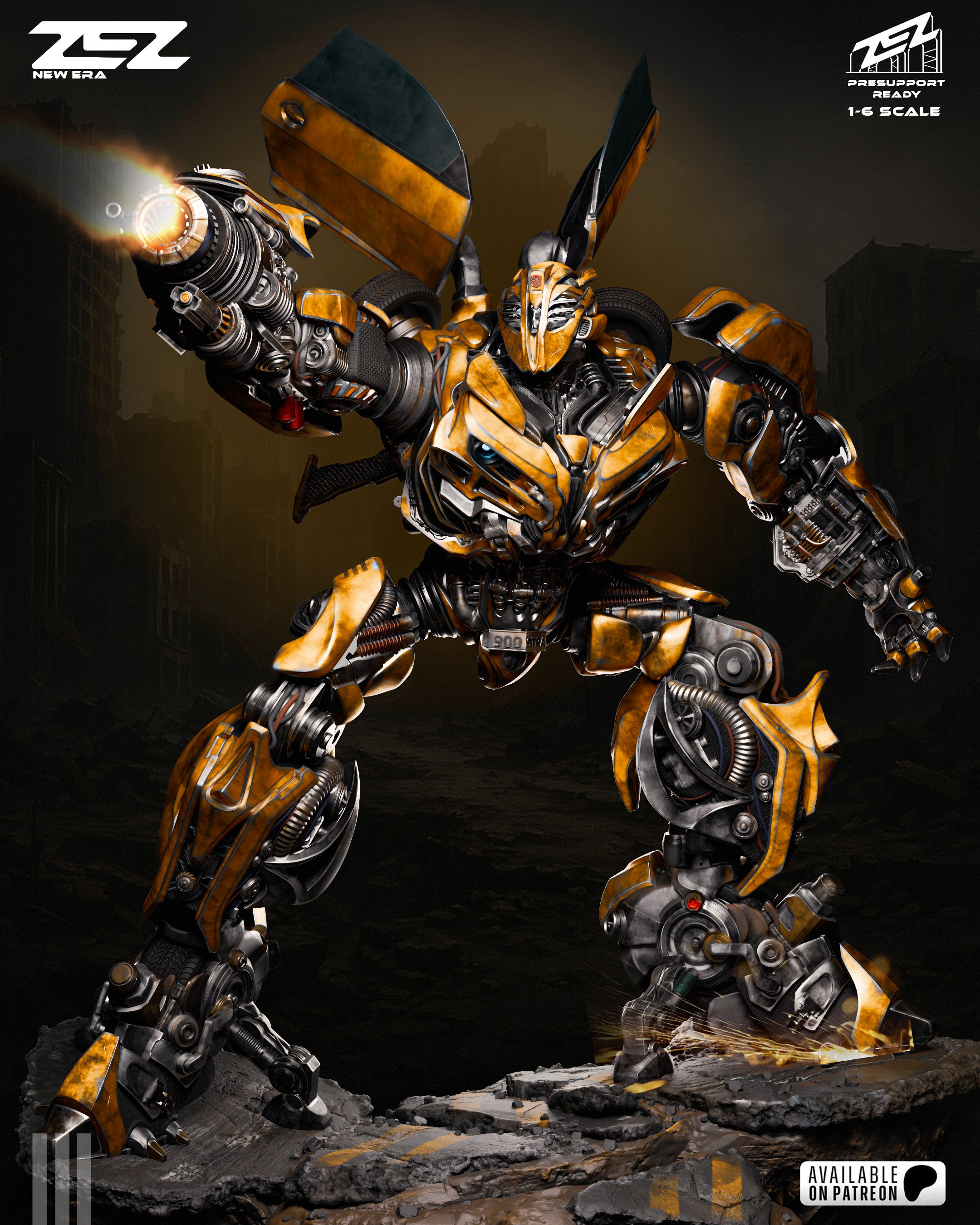 The Cyber Scout | Maximum Detailed 12K 3D printed figure