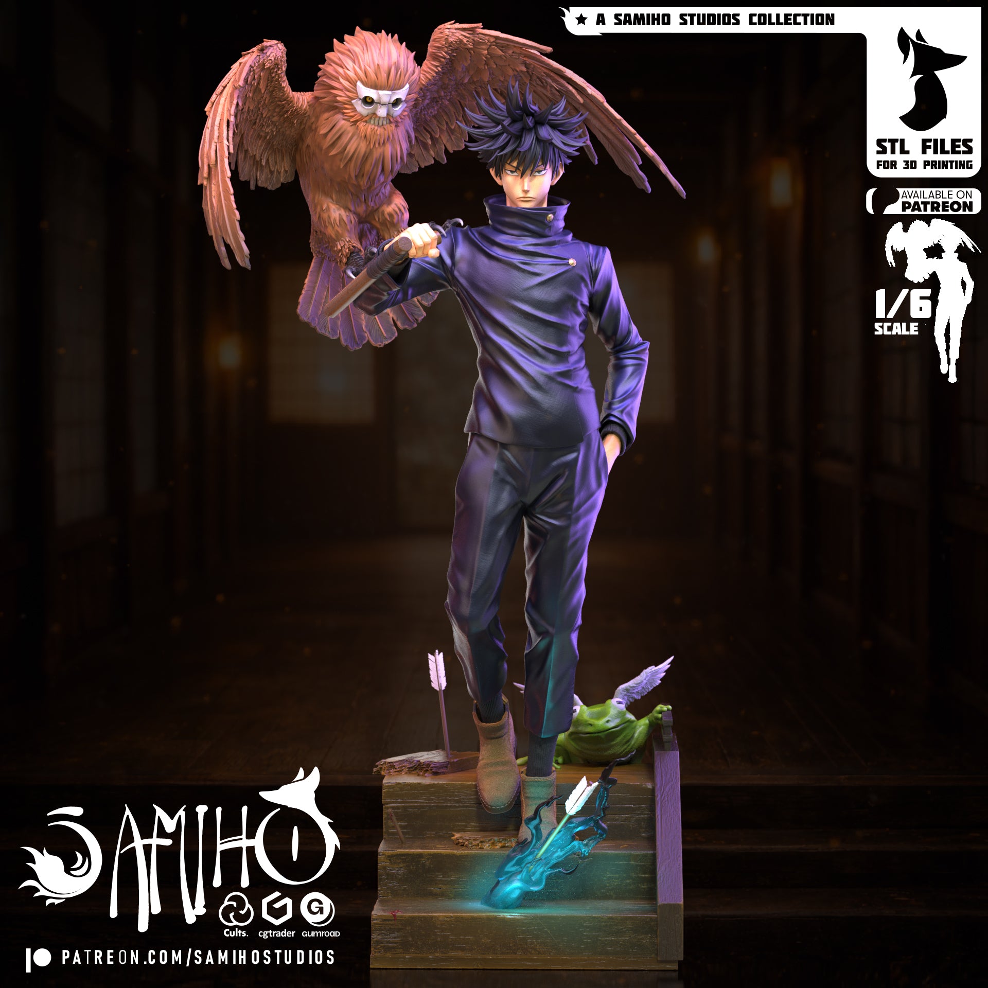 The Ten Shadows | Maximum Detailed 12K 3D printed figure