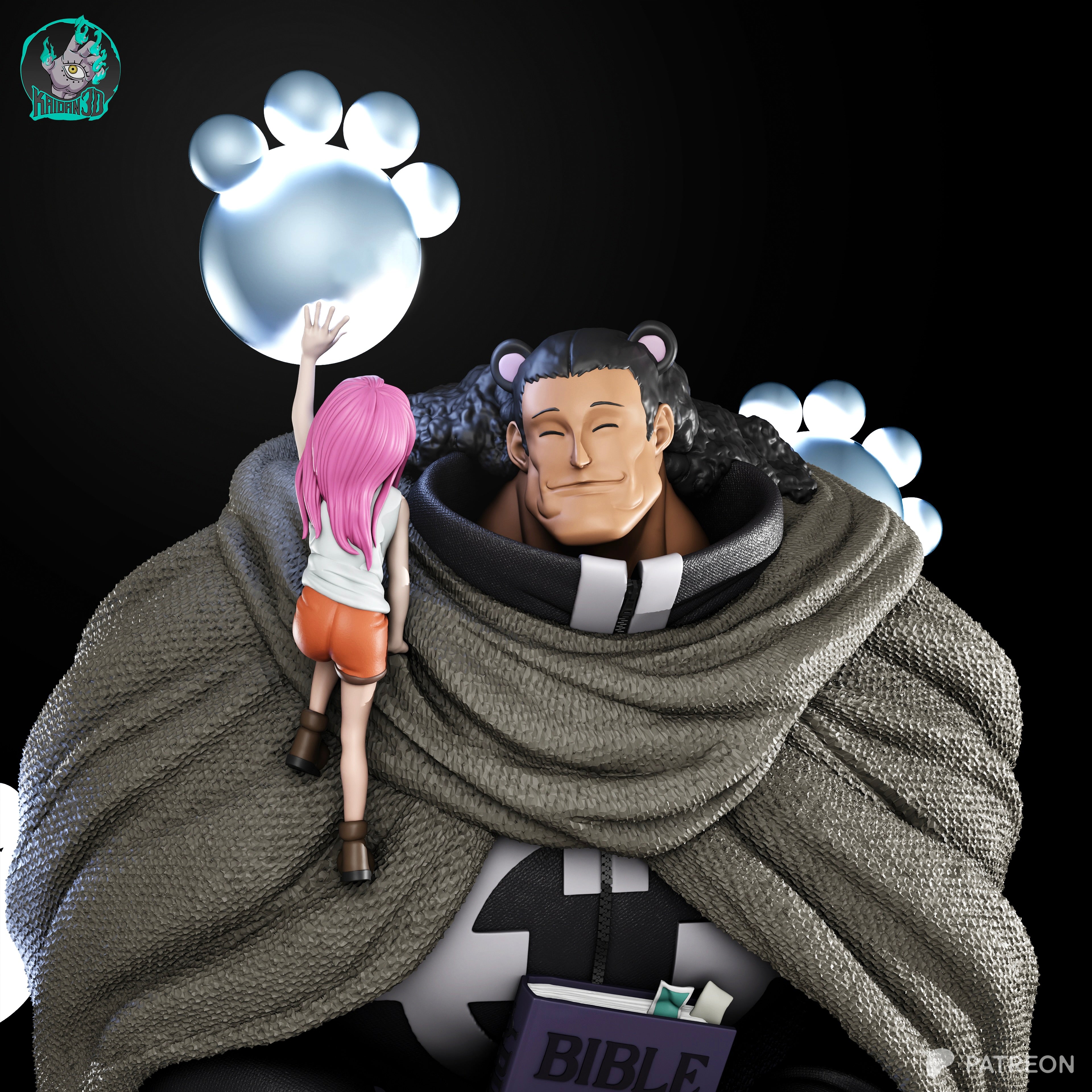 The Gentle Giant | Maximum Detailed 12K 3D printed figure