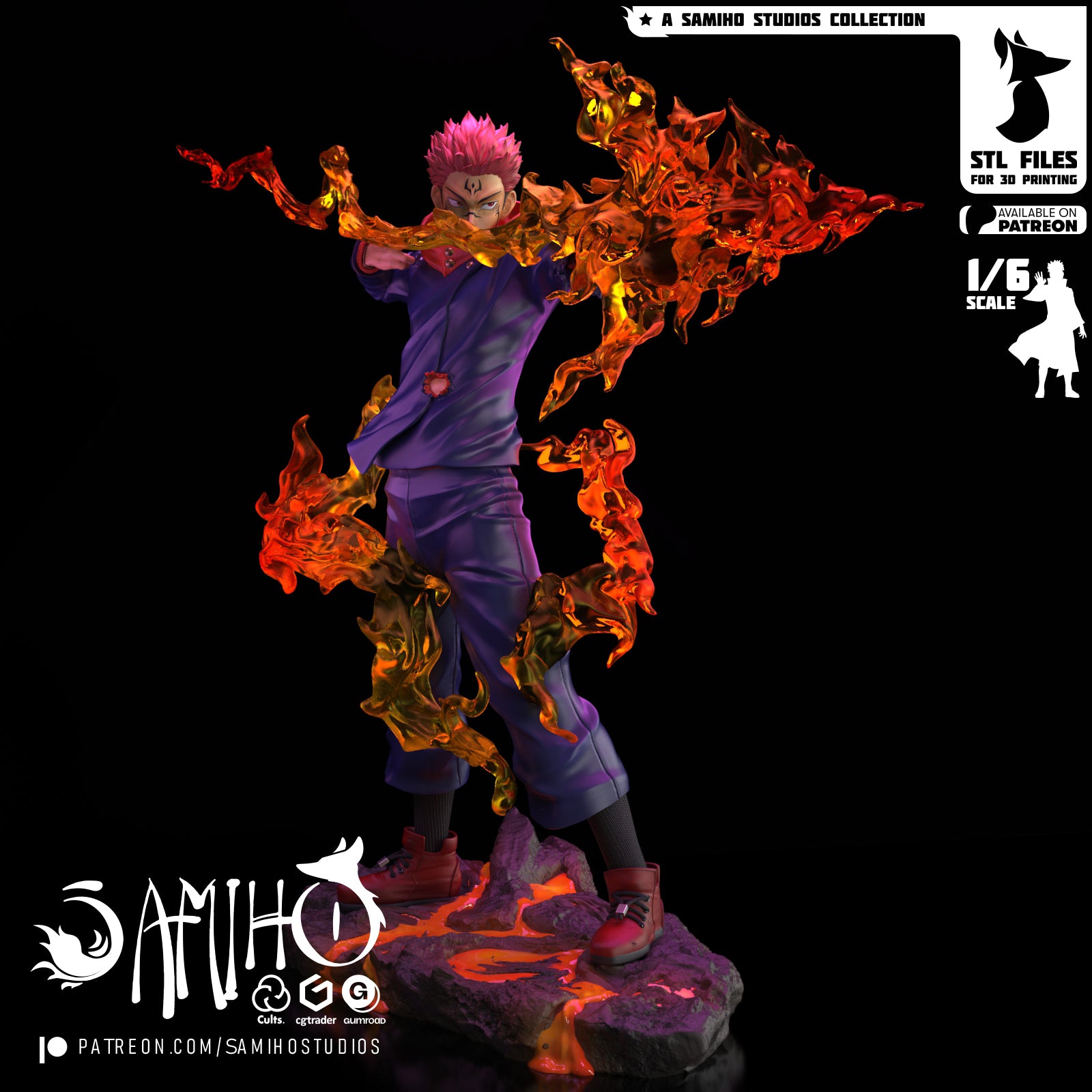 King of Curses | Maximum Detailed 12K 3D printed figure