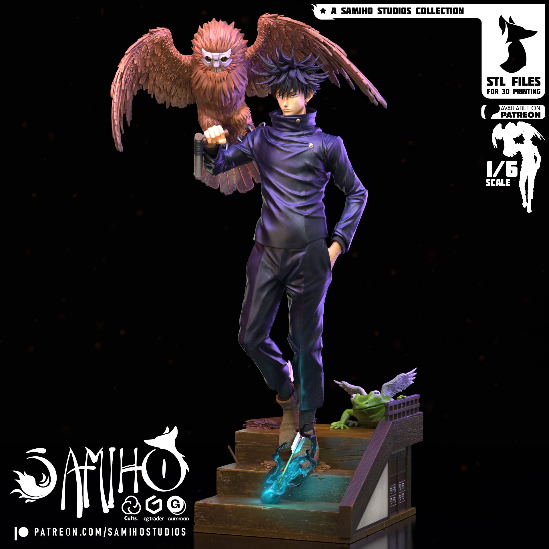 The Ten Shadows | Maximum Detailed 12K 3D printed figure