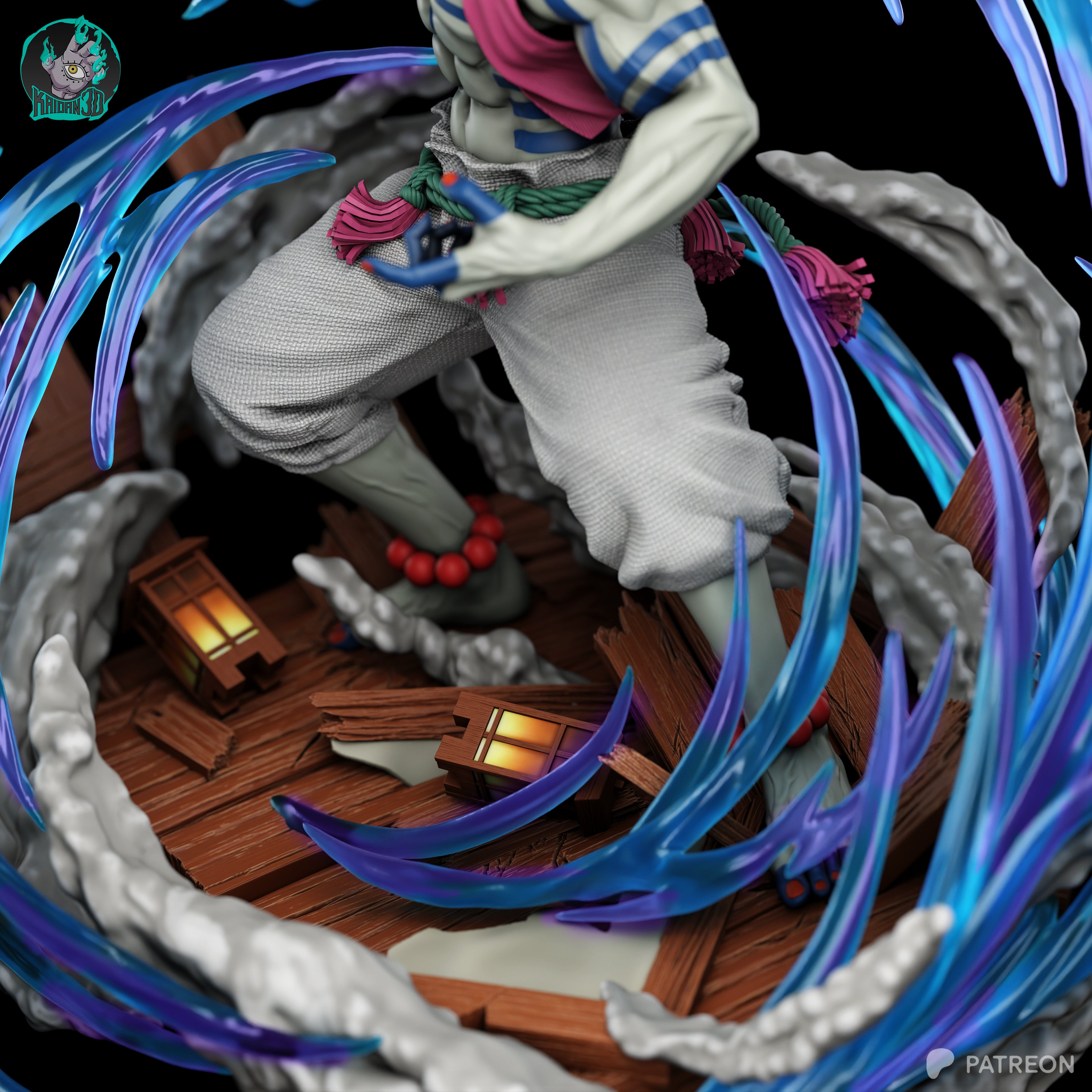 Upper Moon Three | Maximum Detailed 12K 3D printed figure