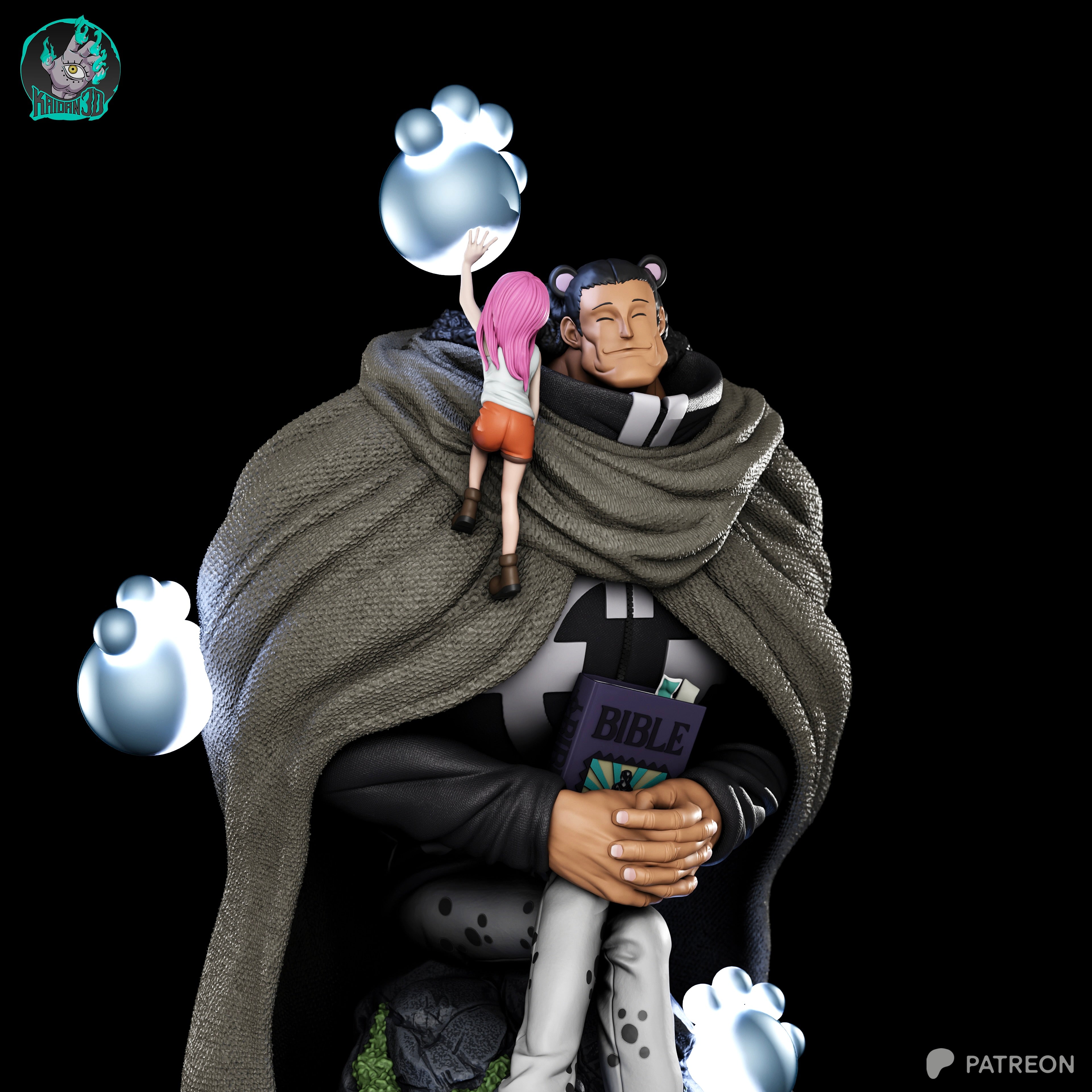 The Gentle Giant | Maximum Detailed 12K 3D printed figure