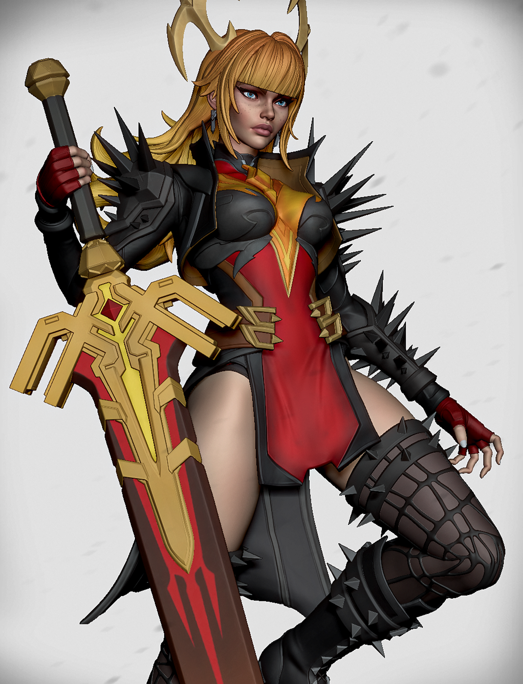 The Phoenix Blade Statue