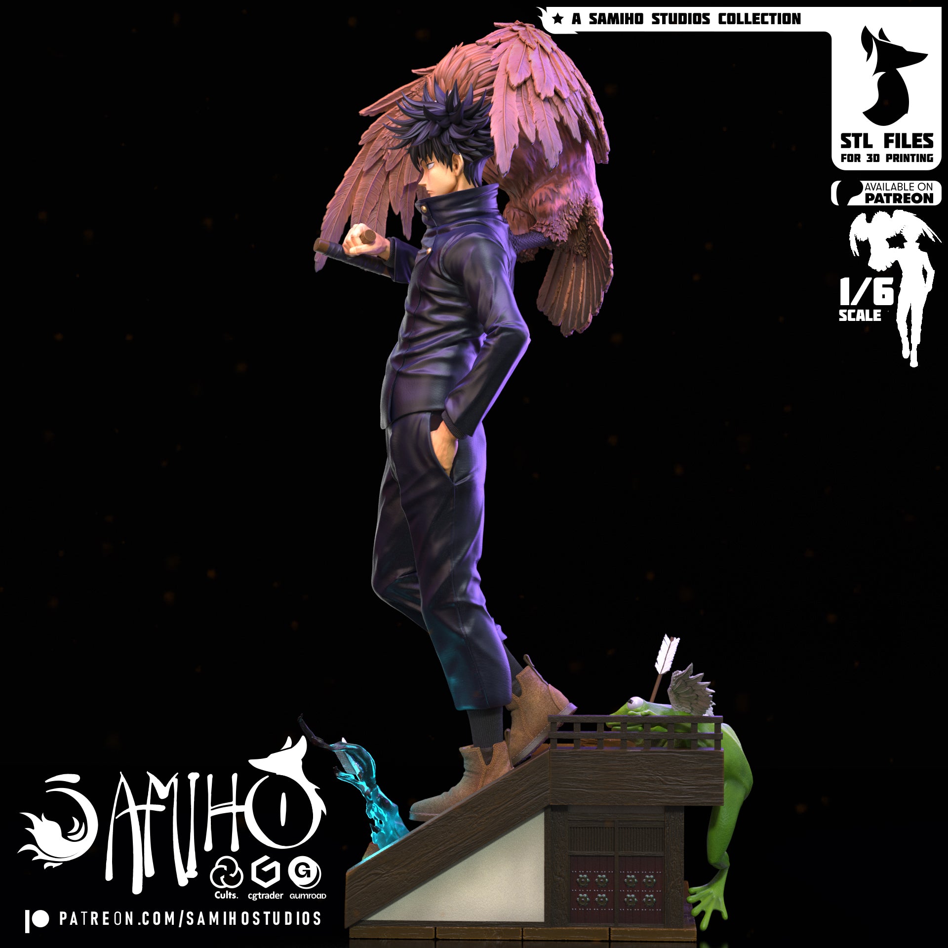 The Ten Shadows | Maximum Detailed 12K 3D printed figure