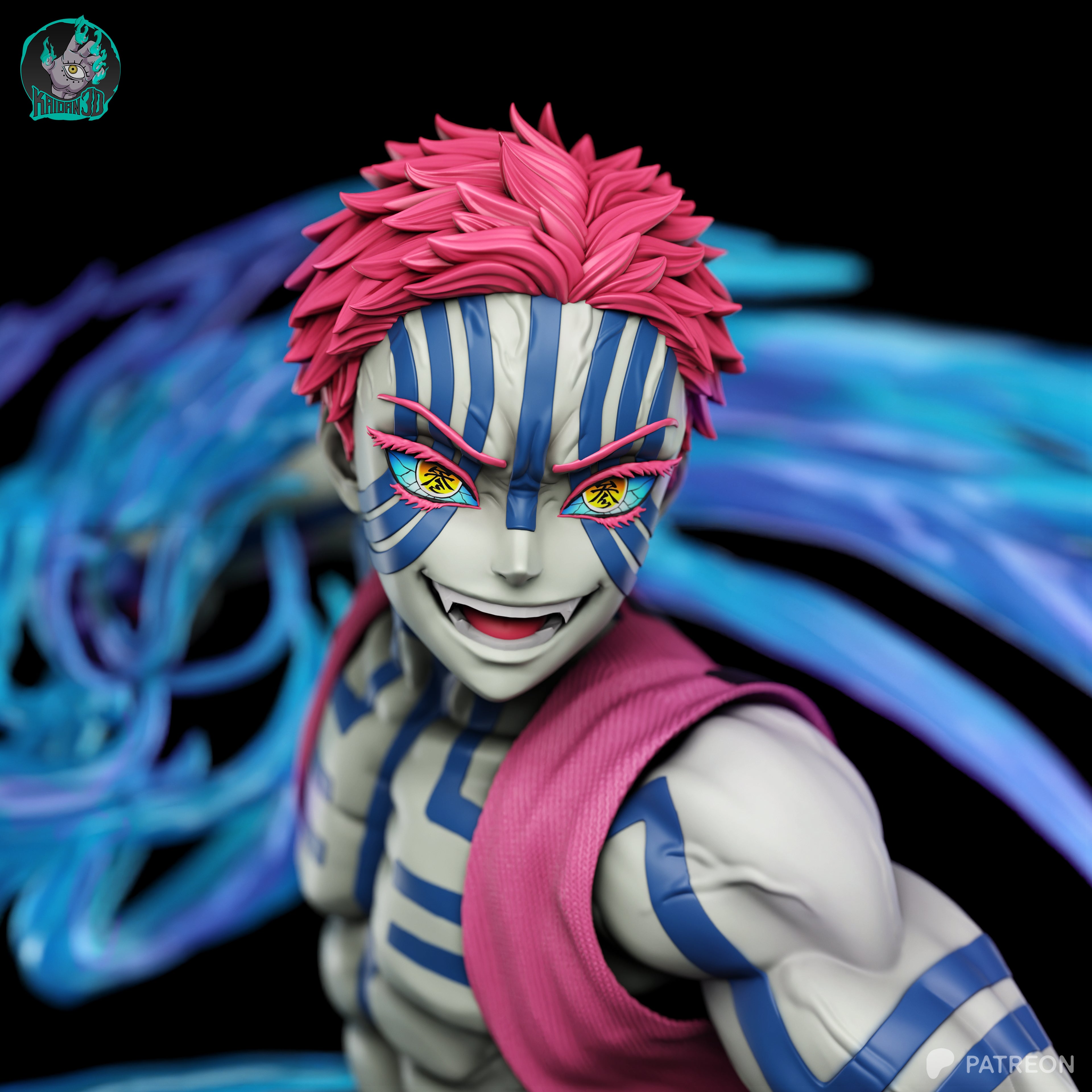 Upper Moon Three | Maximum Detailed 12K 3D printed figure