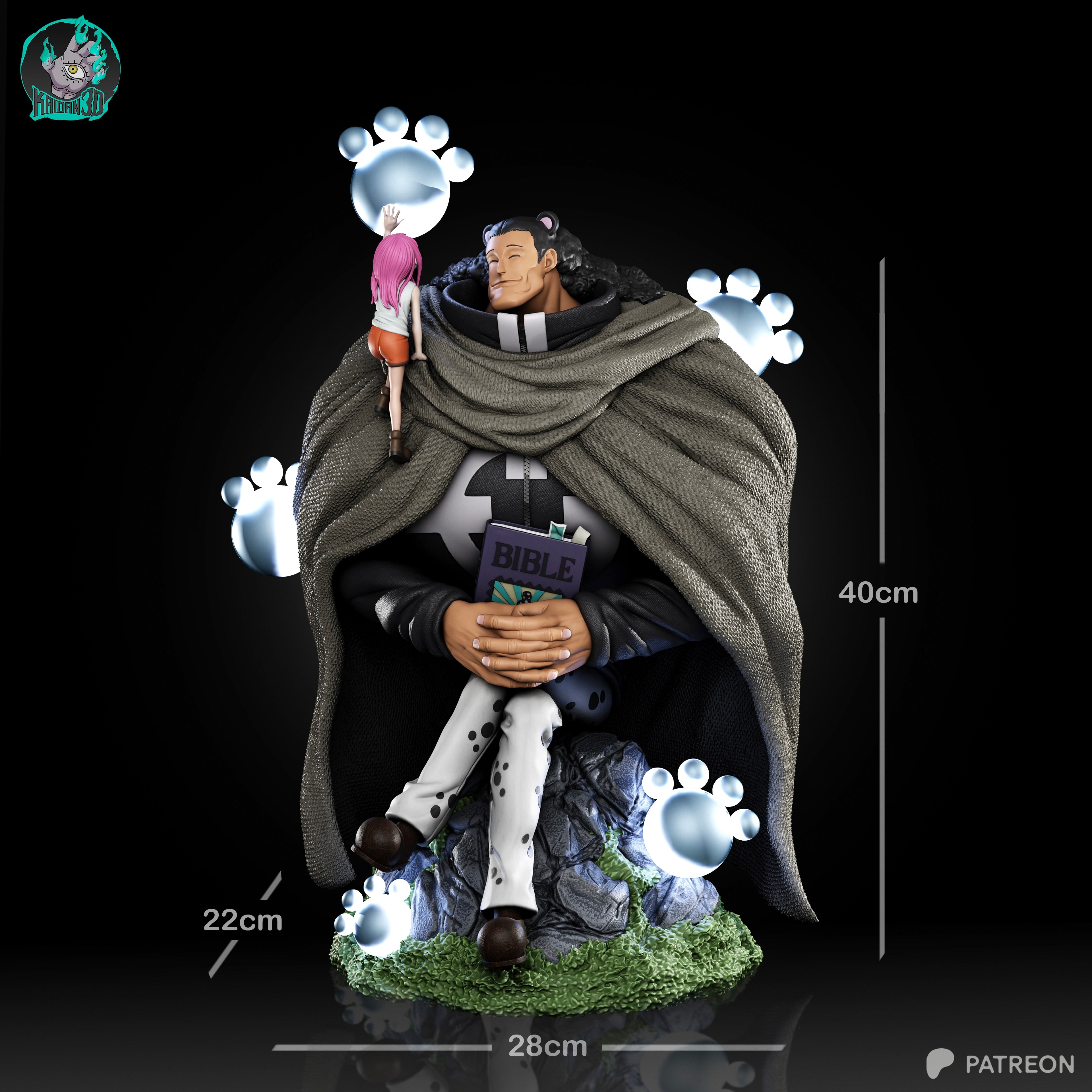 The Gentle Giant | Maximum Detailed 12K 3D printed figure