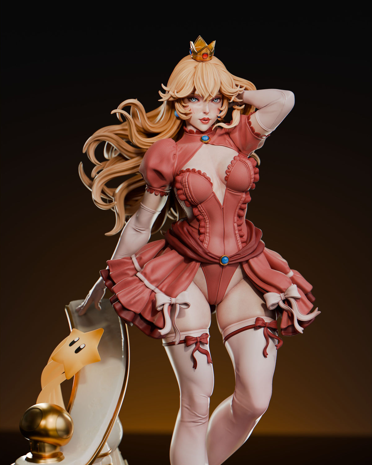 The Mushroom Princess Statue