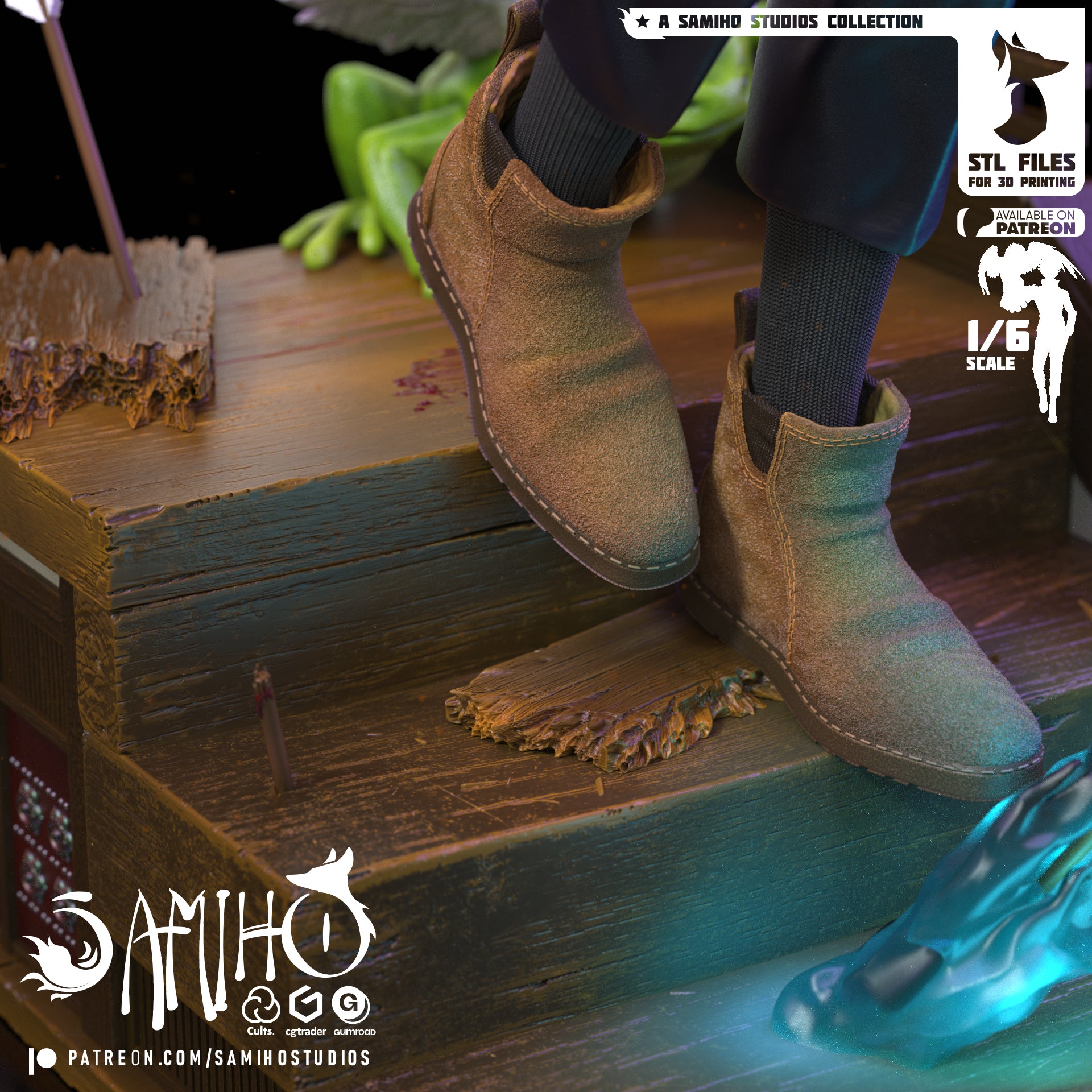 The Ten Shadows | Maximum Detailed 12K 3D printed figure