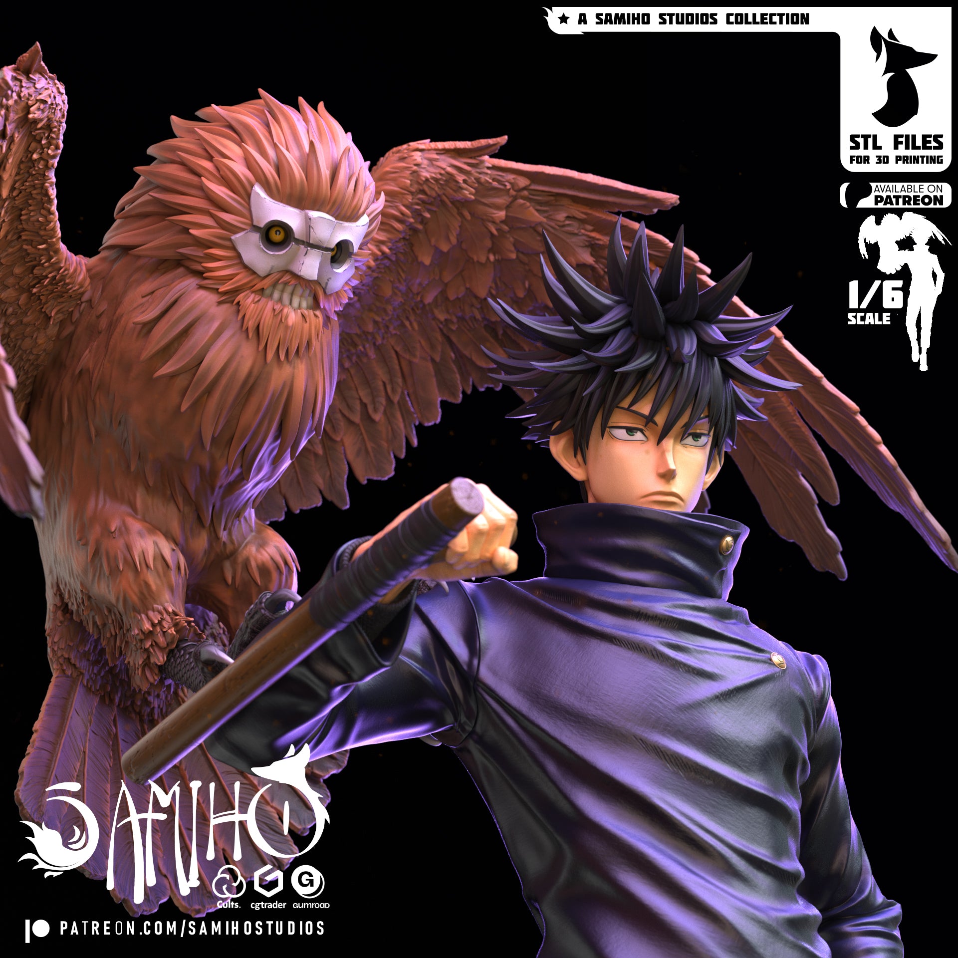 The Ten Shadows | Maximum Detailed 12K 3D printed figure