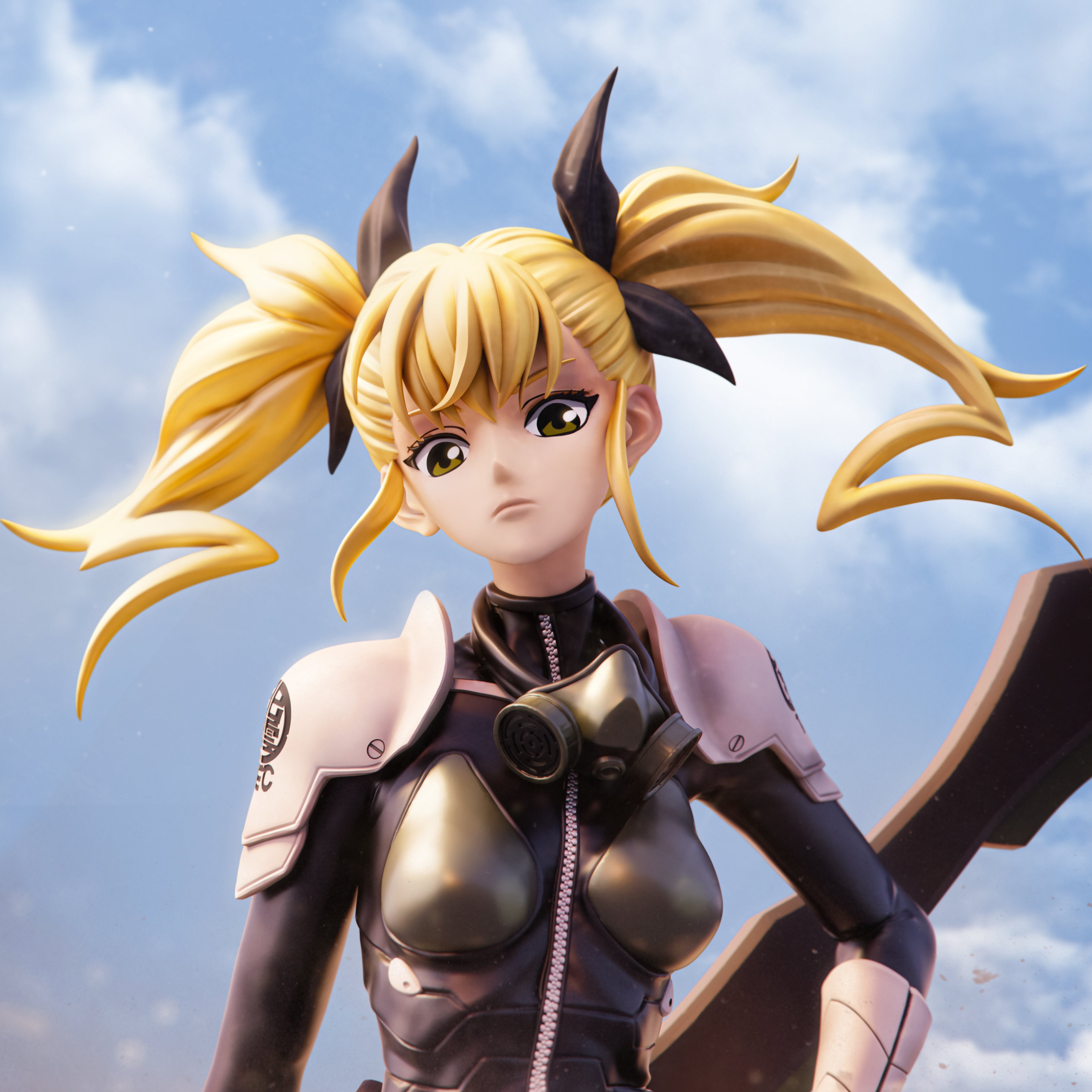 The Kaiju Slayer | Maximum Detailed 12K 3D printed figure