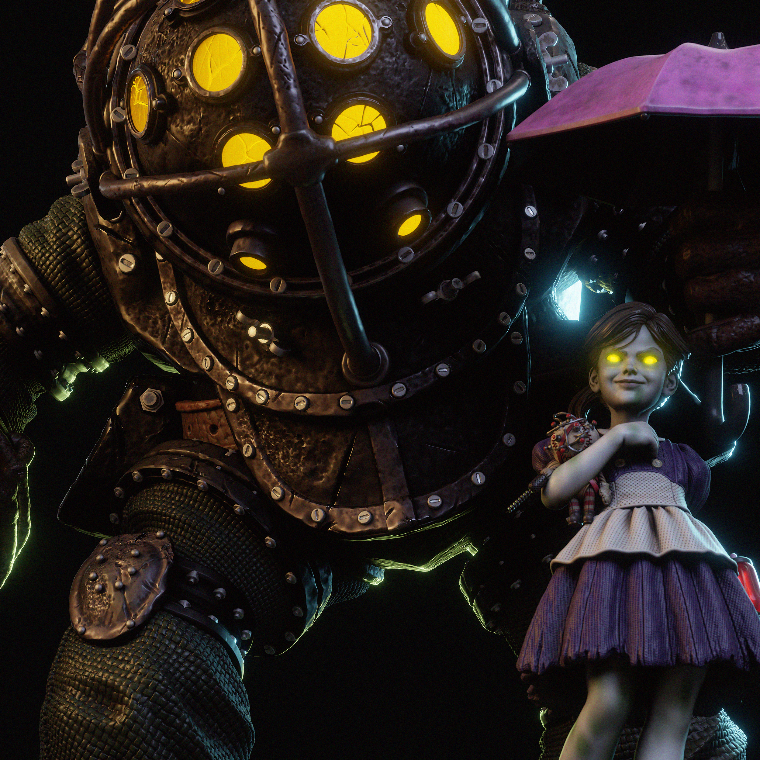 The Rapture Protector Statue