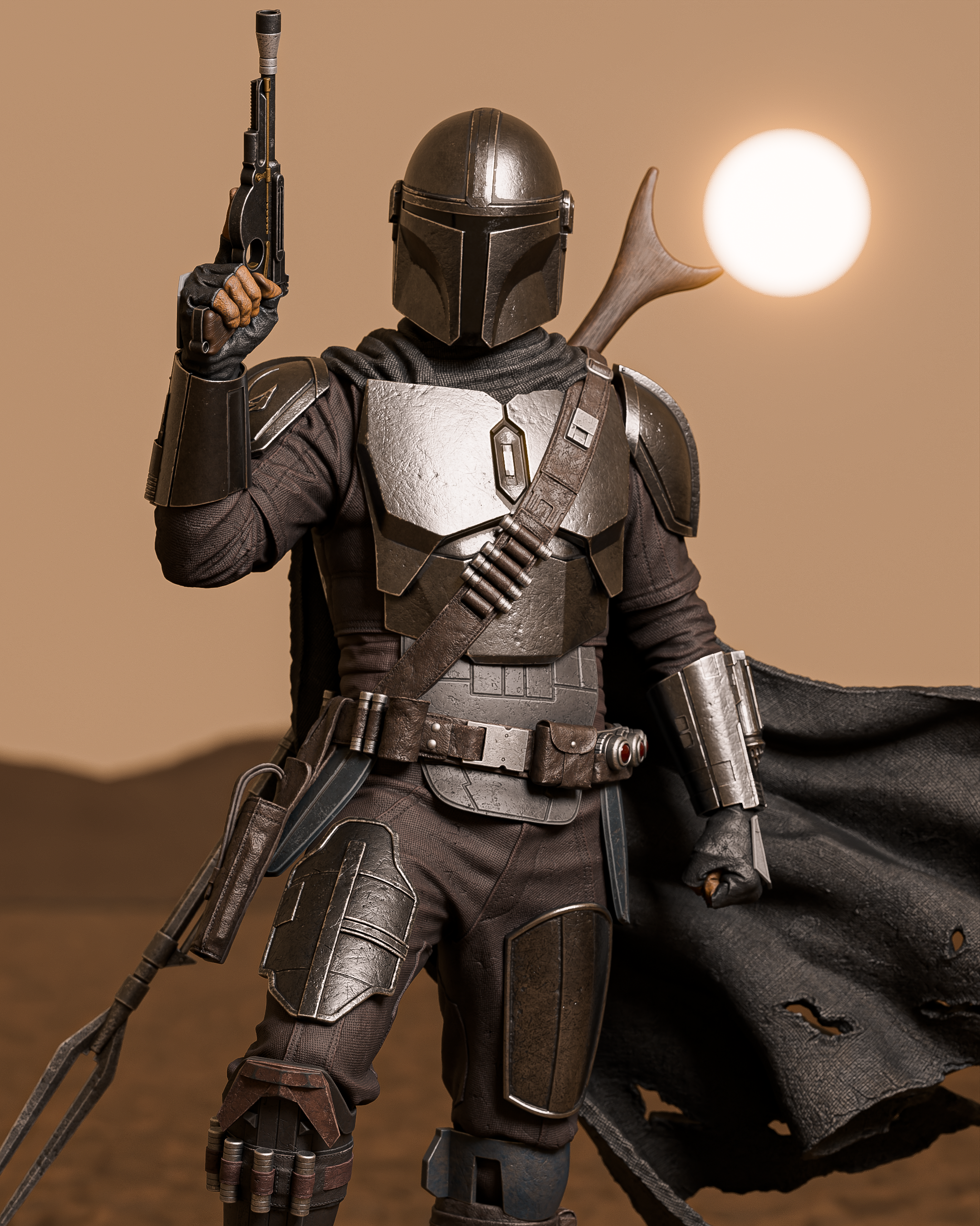 The Bounty Hunter Statue