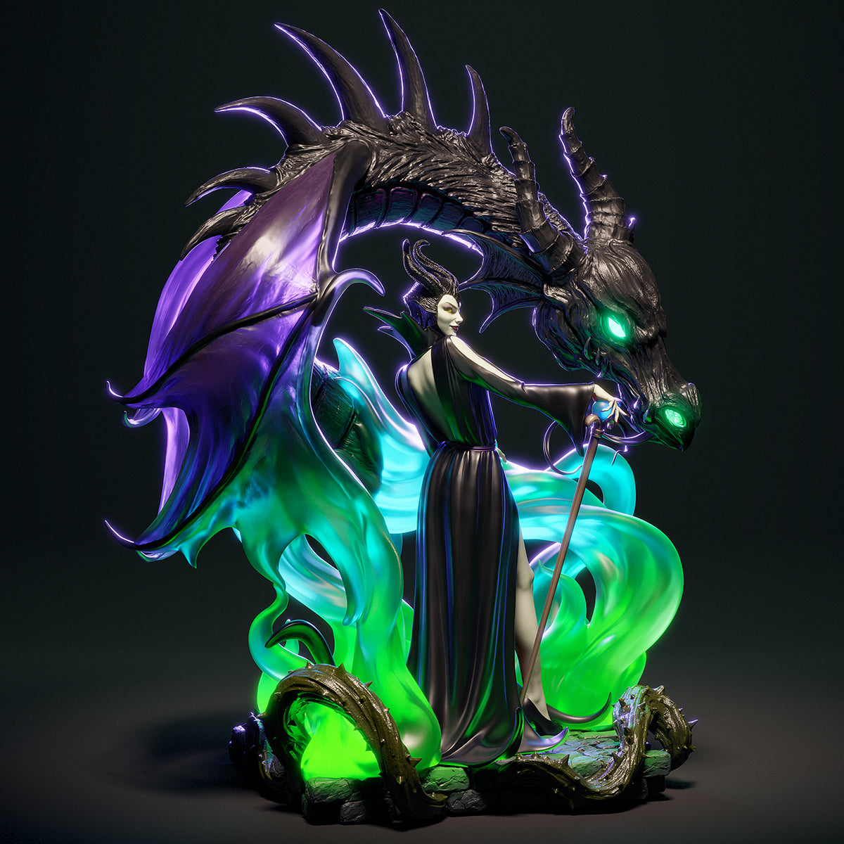 The Mistress of Evil | Maximum Detailed 12K 3D printed figure