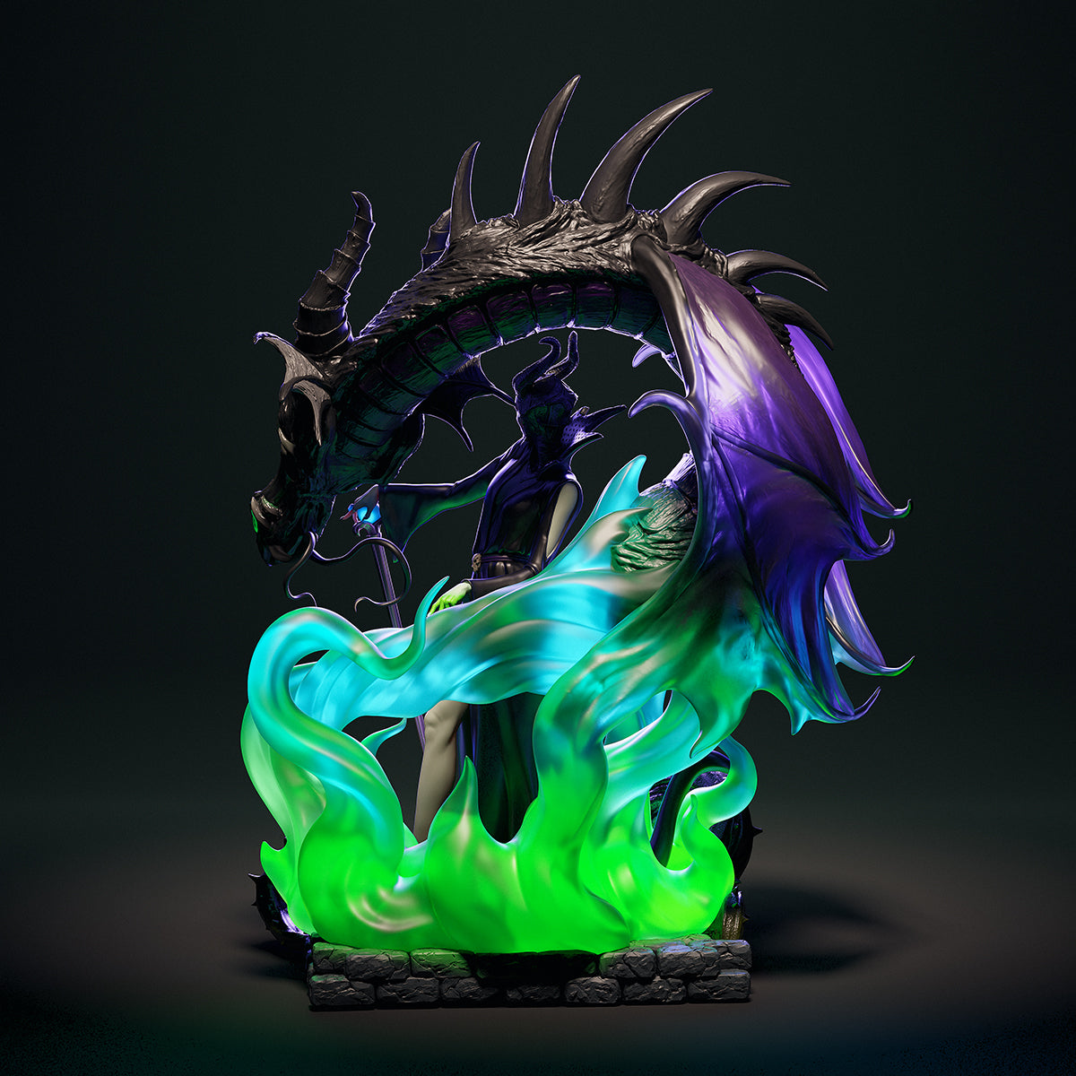 The Mistress of Evil | Maximum Detailed 12K 3D printed figure