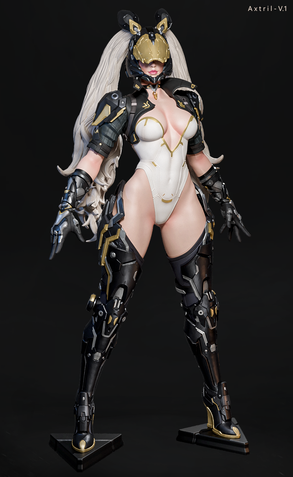 The Electric Bunny Statue