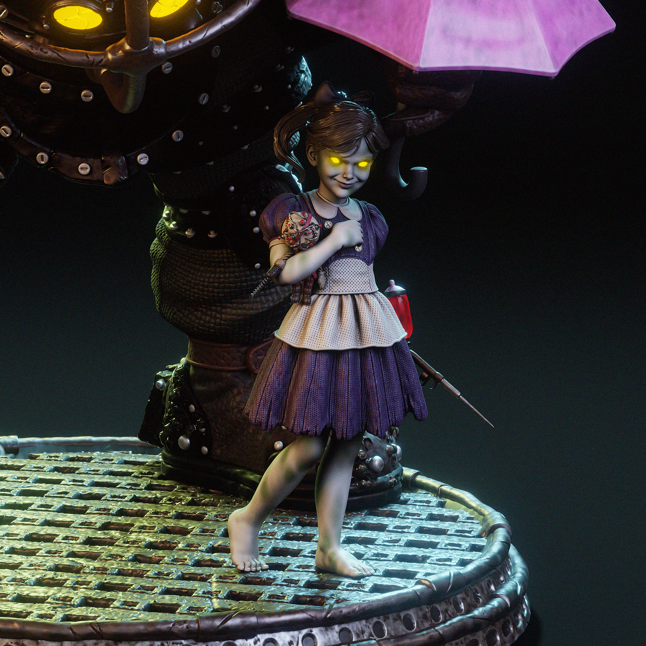 The Rapture Protector Statue