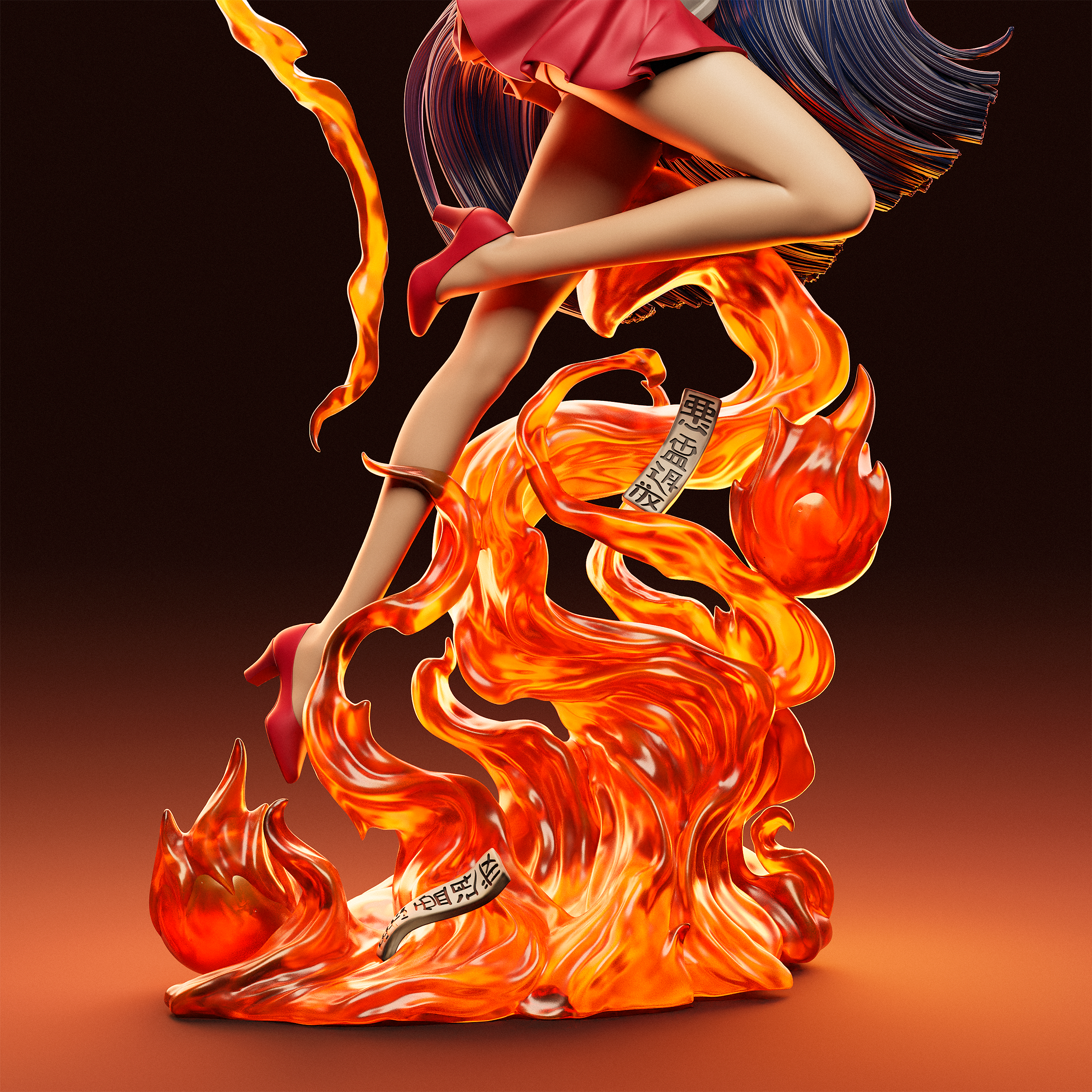 The Fire Spirit | Maximum Detailed 12K 3D printed figure
