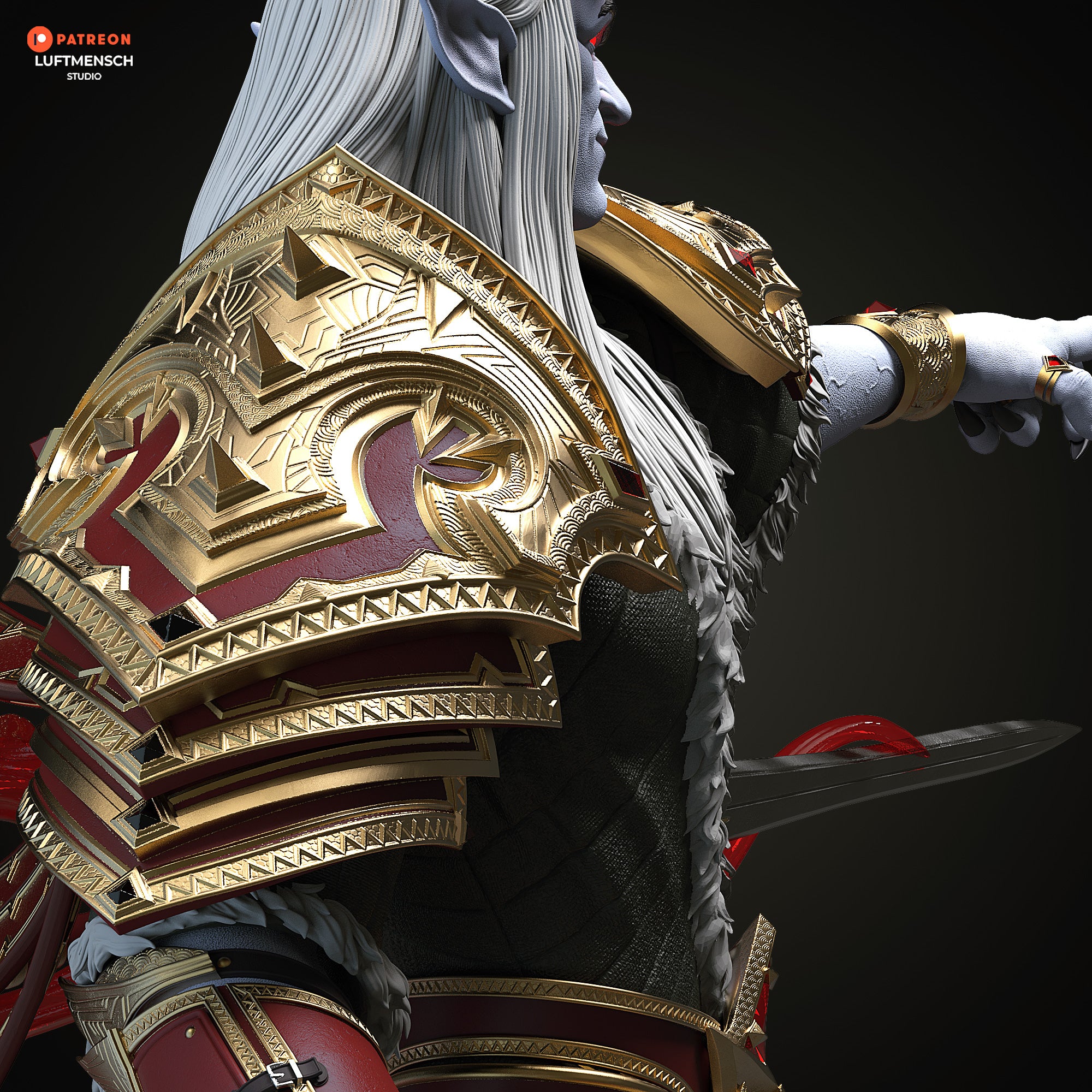 The Castle Master | Maximum Detailed 12K 3D printed figure