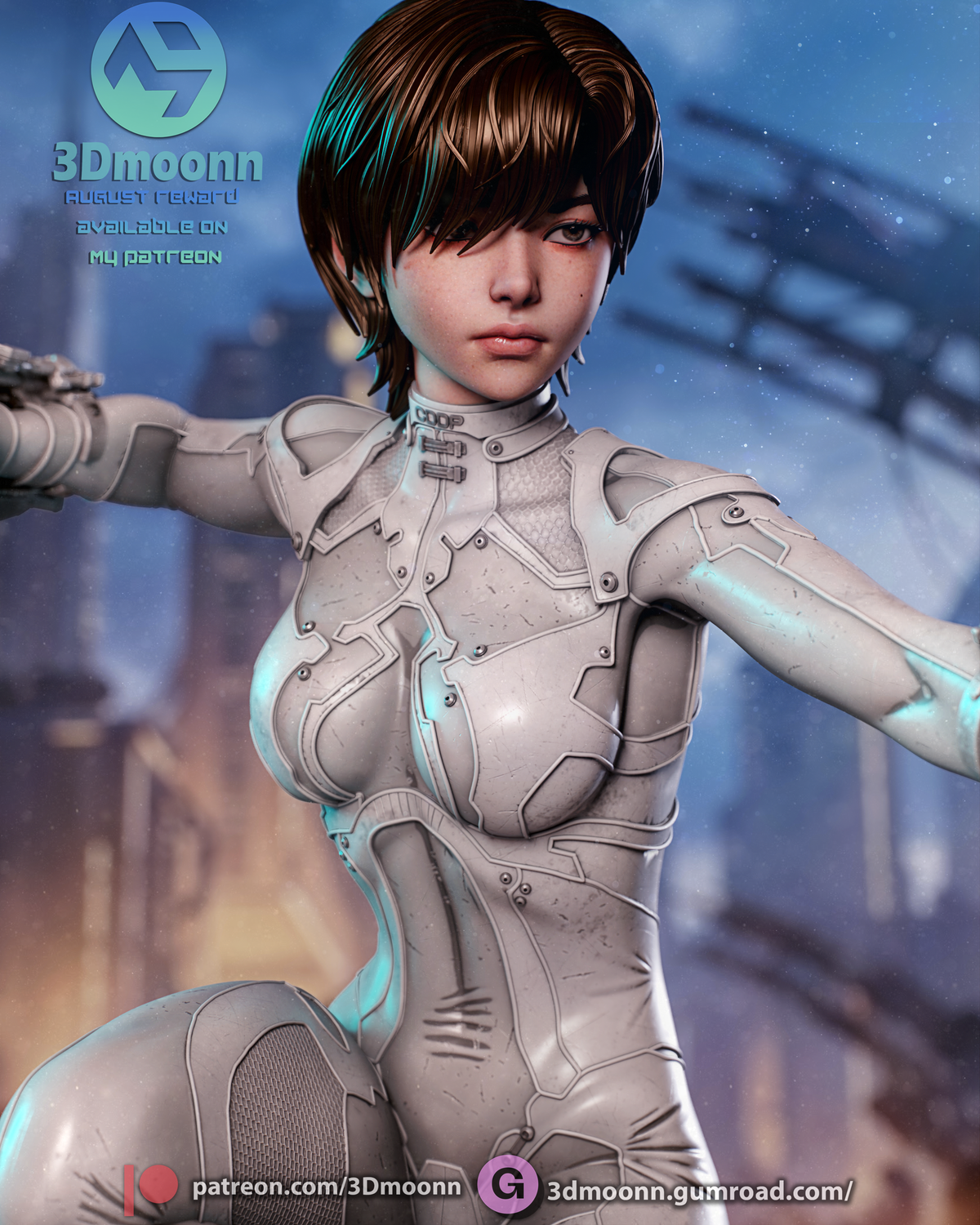 Blood Rain Evie Statue