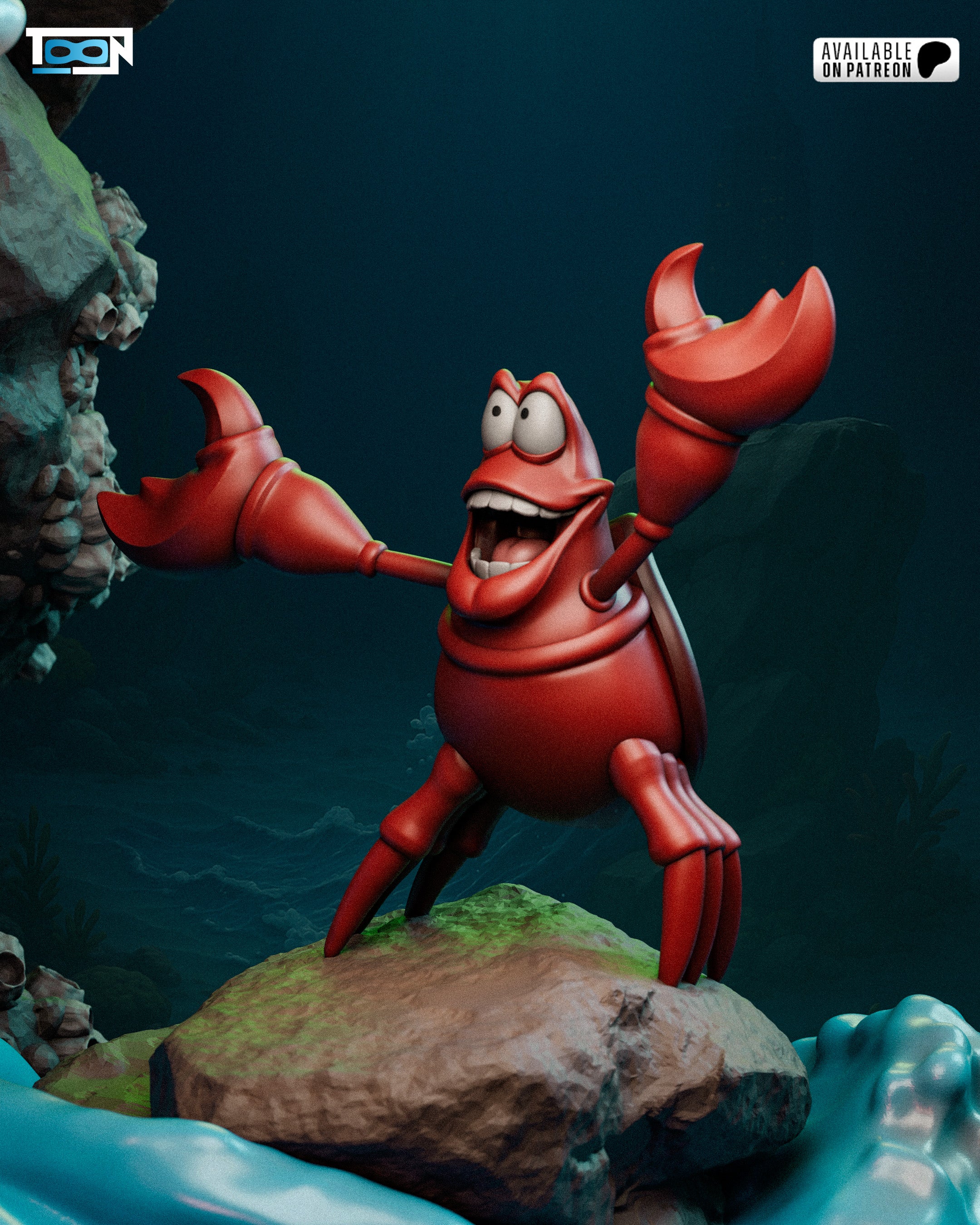 The Tidal Voice | Maximum Detailed 12K 3D printed figure