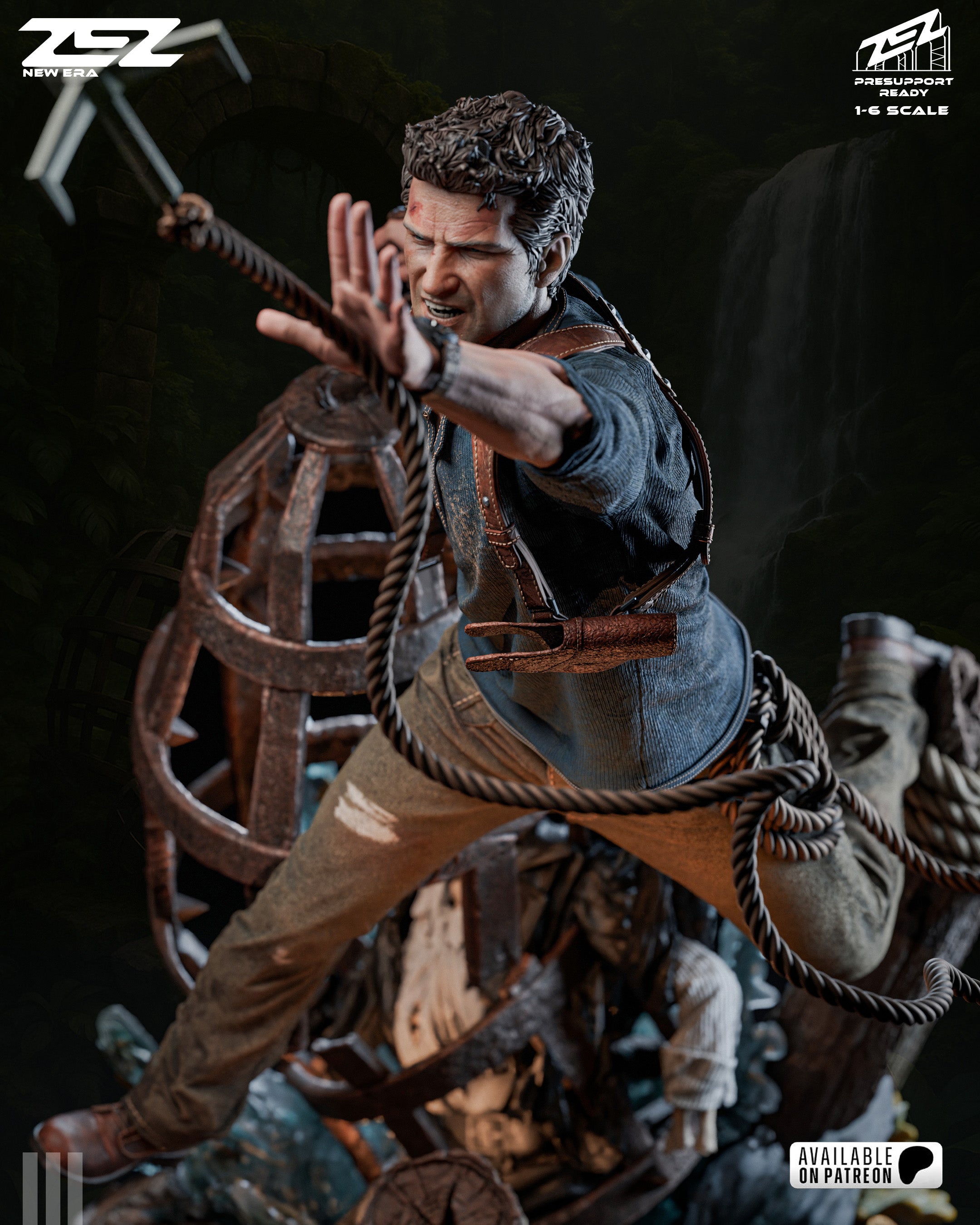 The Treasure Hunter | Maximum Detailed 12K 3D printed figure