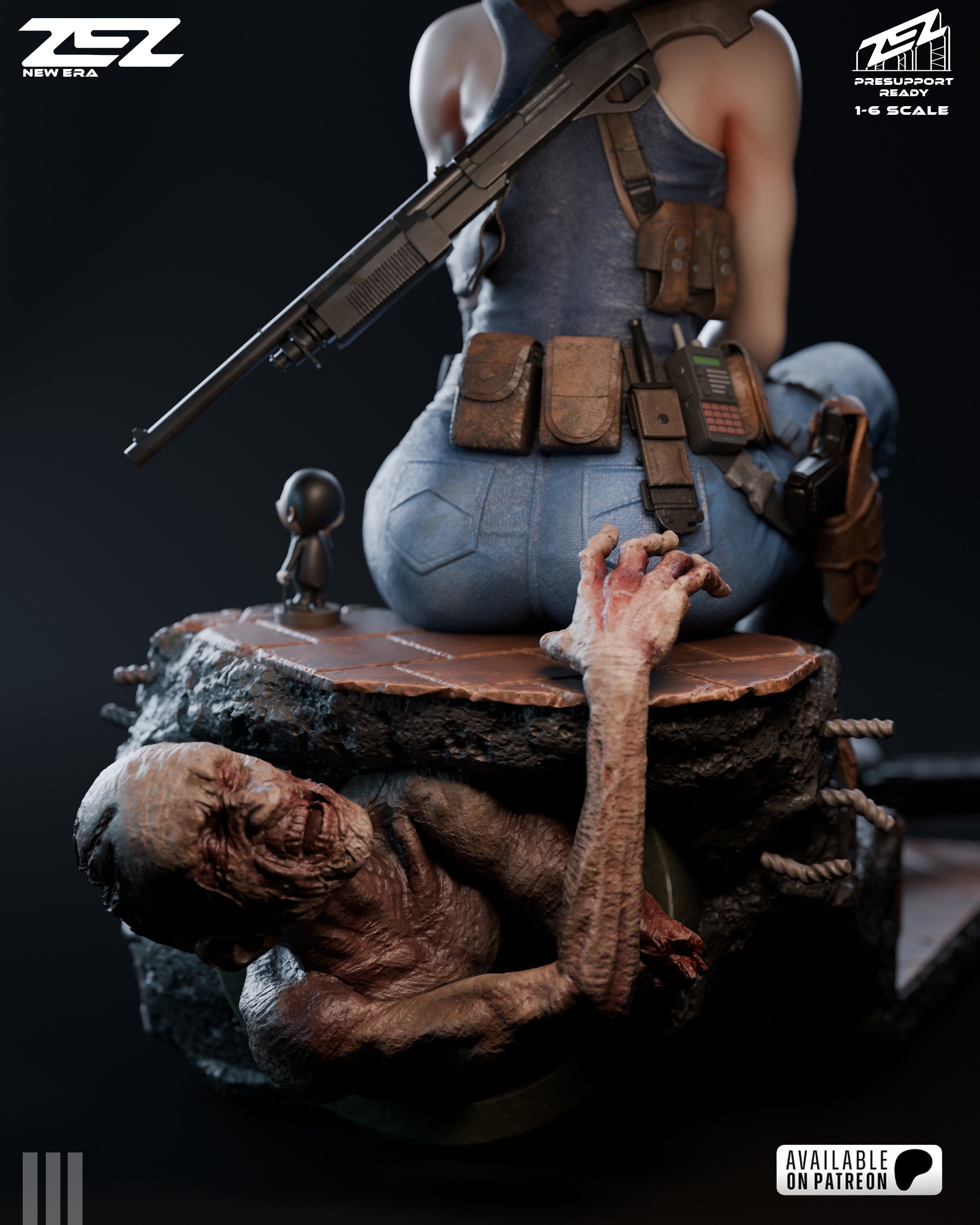 The Relentless Operative | Maximum Detailed 12K 3D printed figure