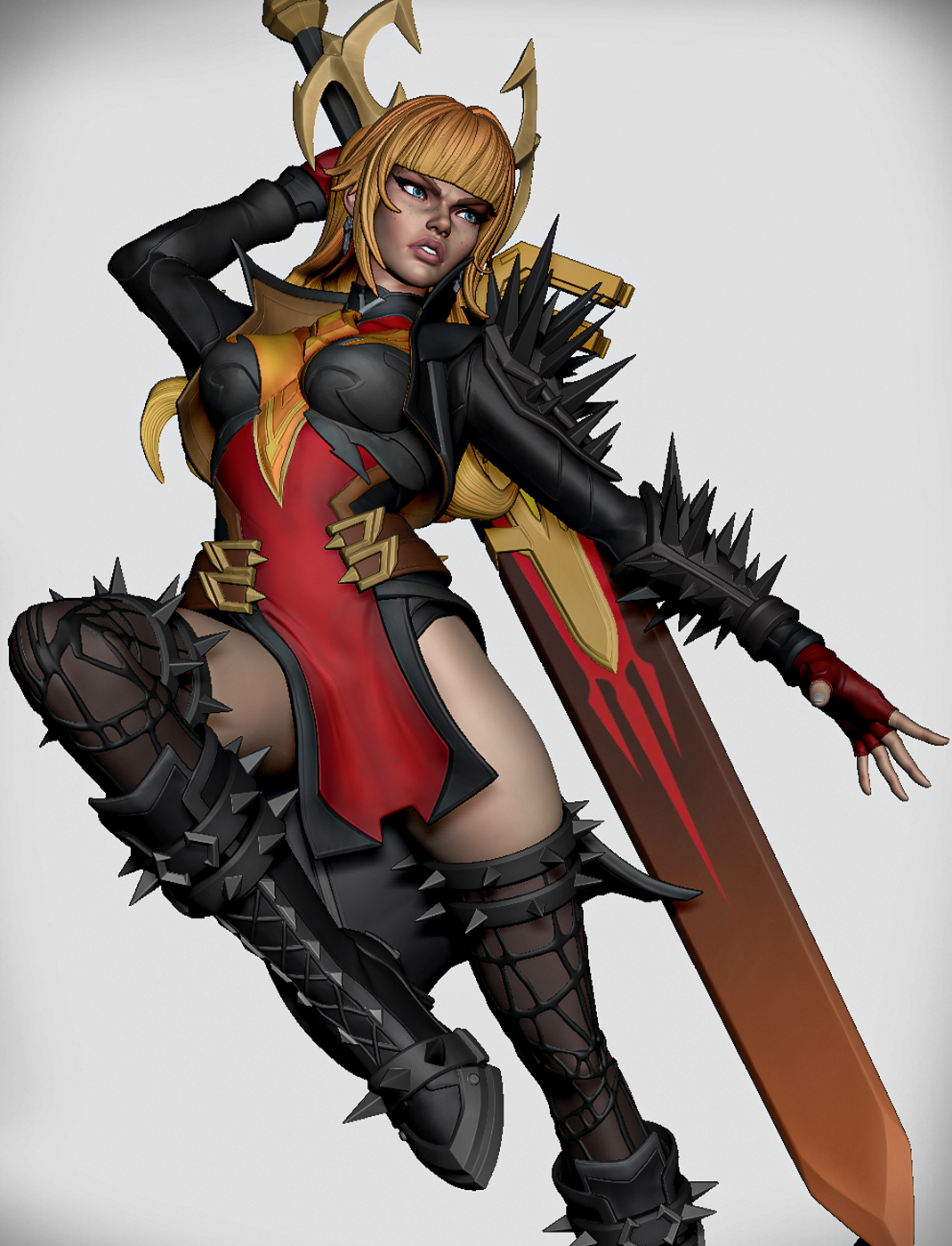 The Phoenix Blade Statue