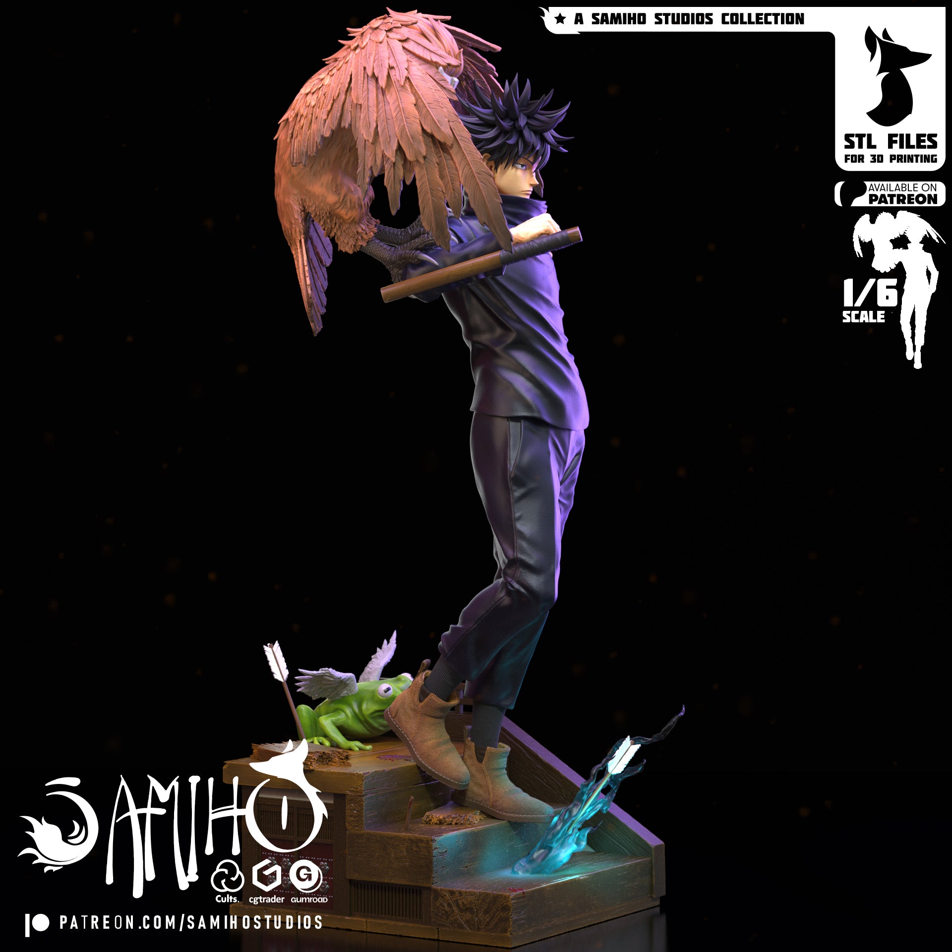 The Ten Shadows | Maximum Detailed 12K 3D printed figure