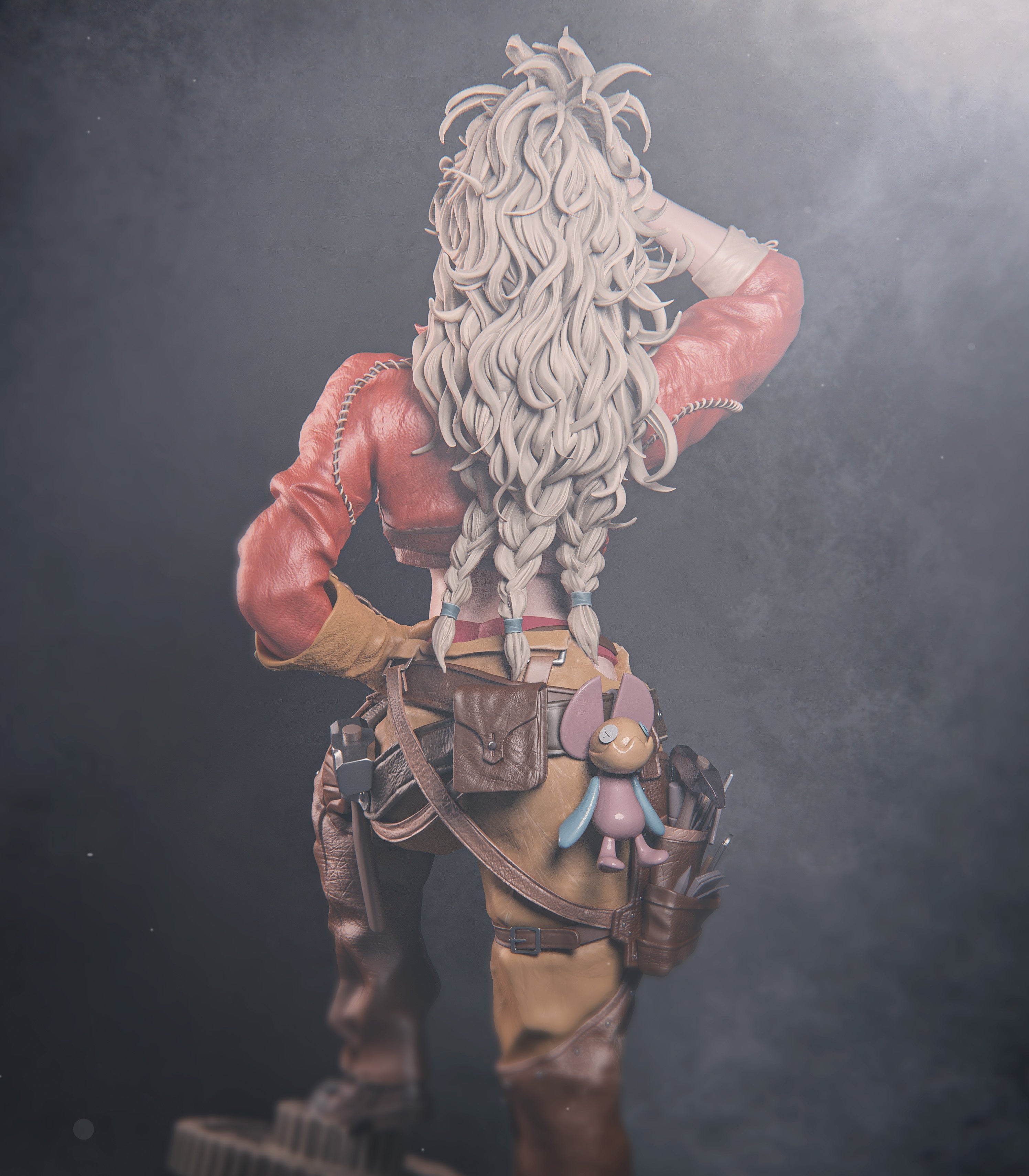 The Wild Huntress | Maximum Detailed 12K 3D printed figure