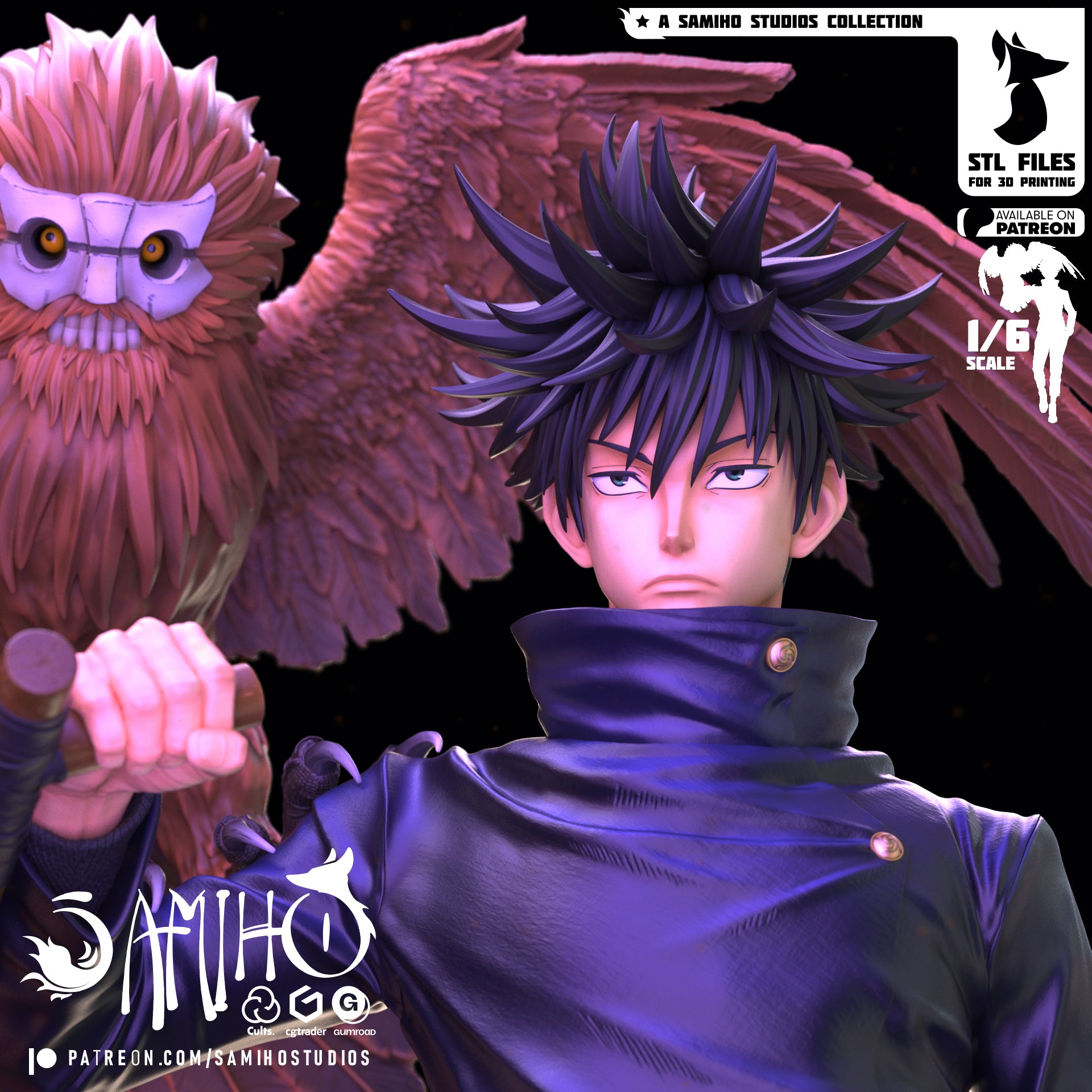 The Ten Shadows | Maximum Detailed 12K 3D printed figure