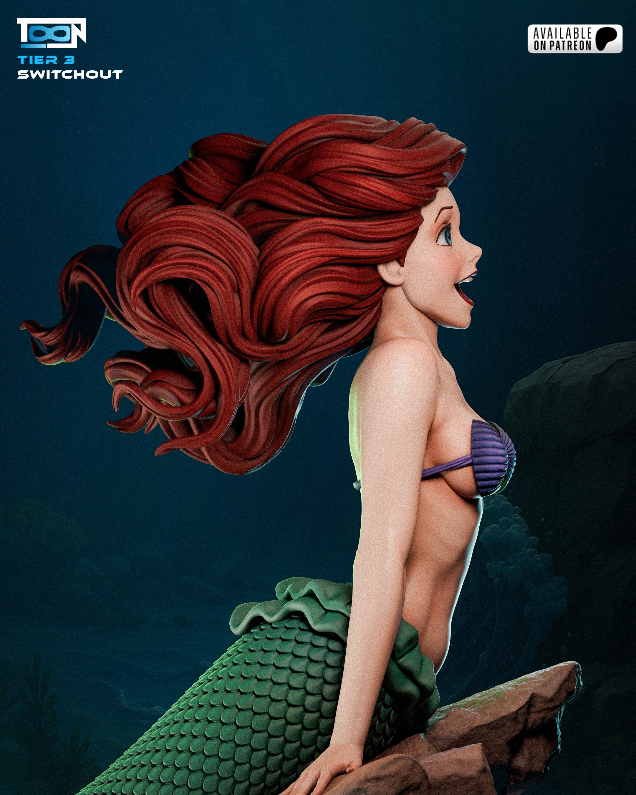 The Tidal Voice | Maximum Detailed 12K 3D printed figure