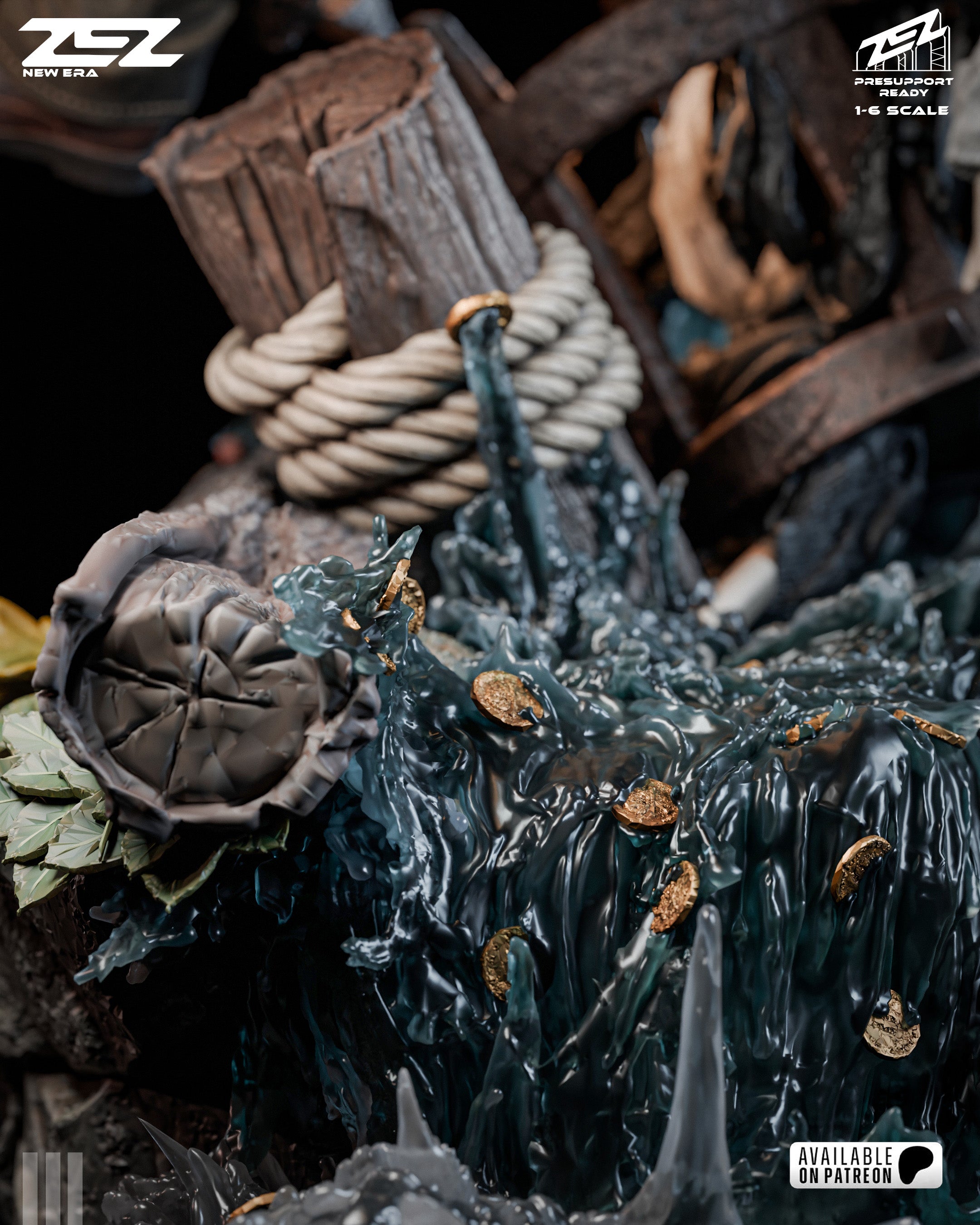 The Treasure Hunter | Maximum Detailed 12K 3D printed figure