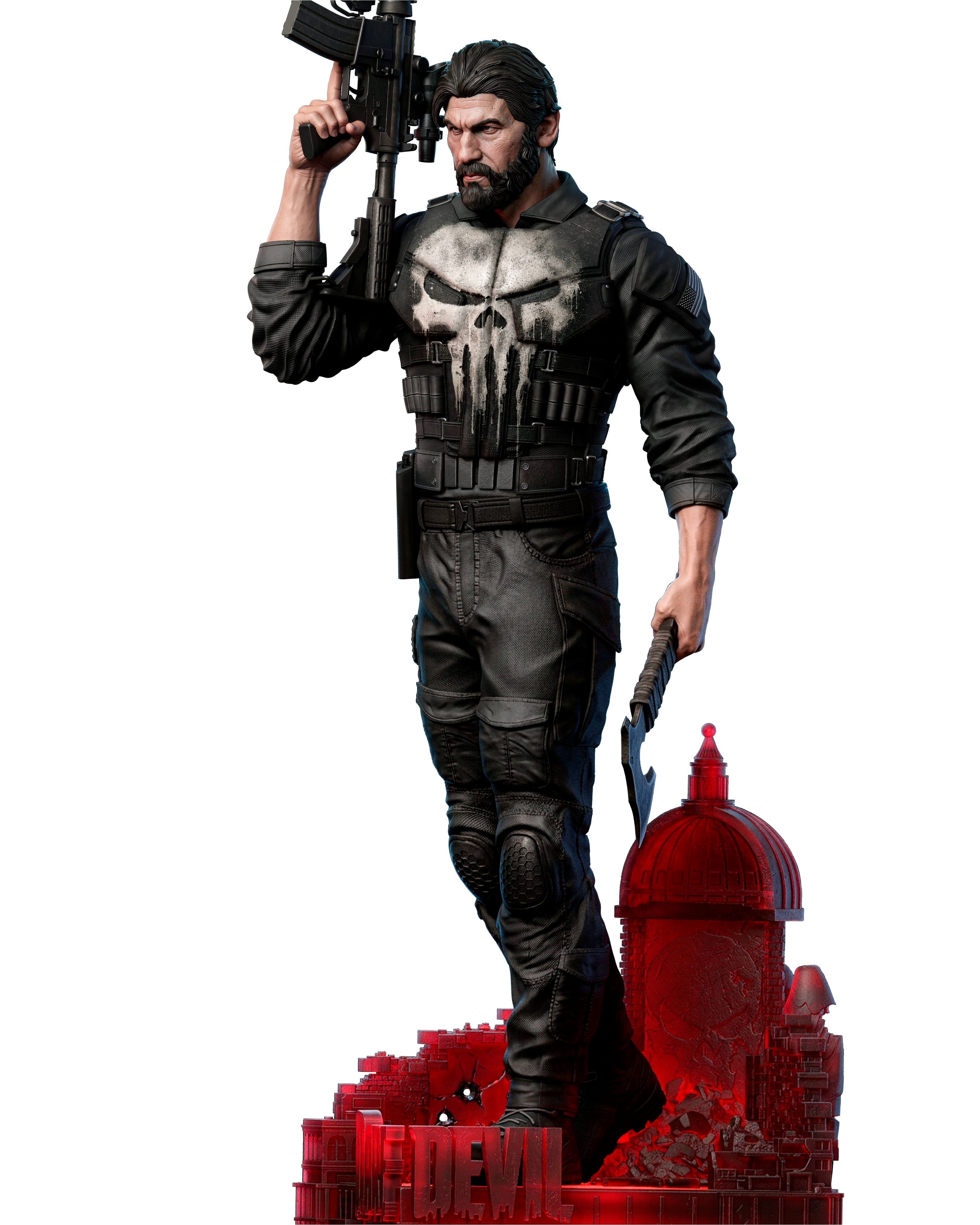 One-Man Army Statue