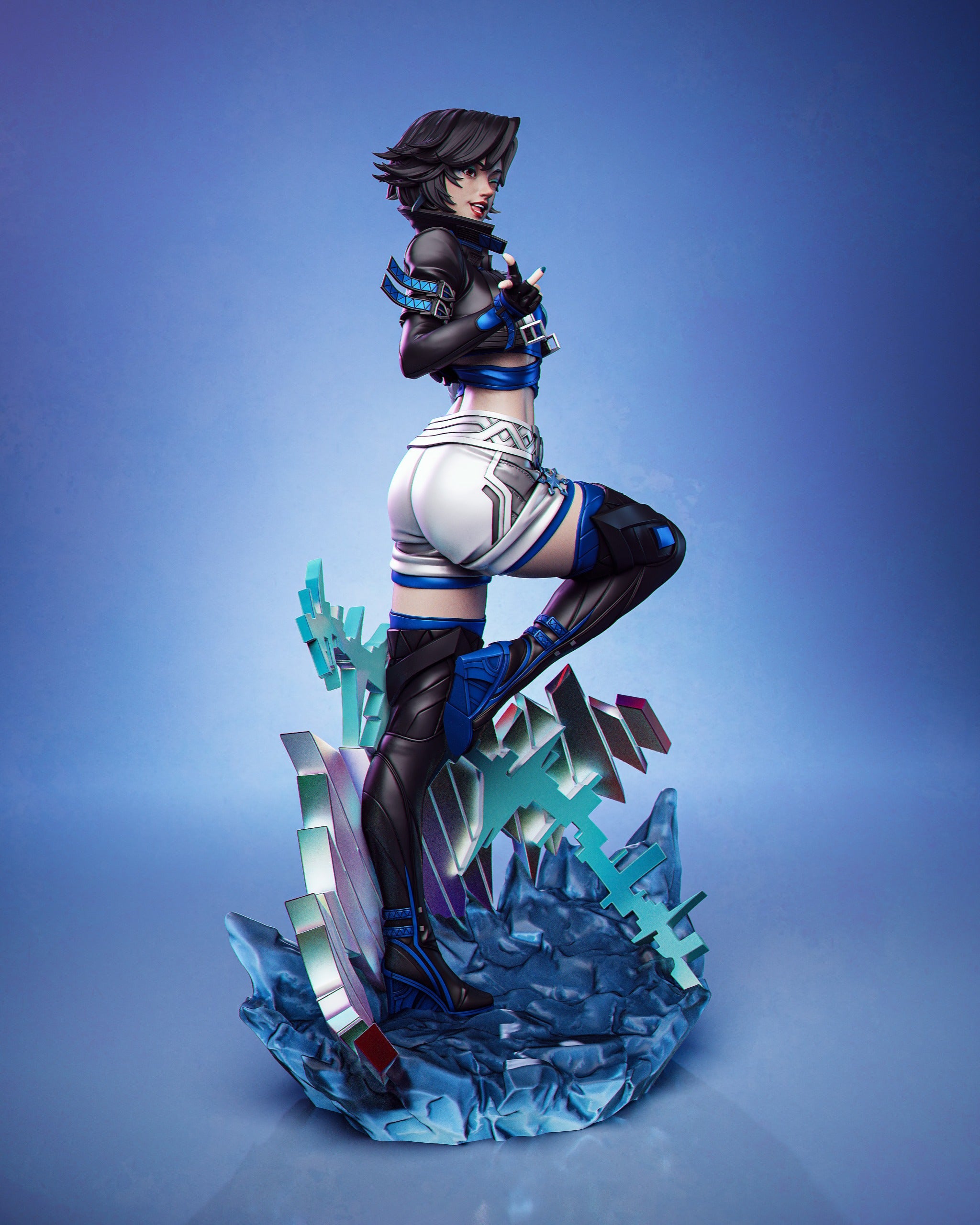 The Frozen Idol | Maximum Detailed 12K 3D printed figure