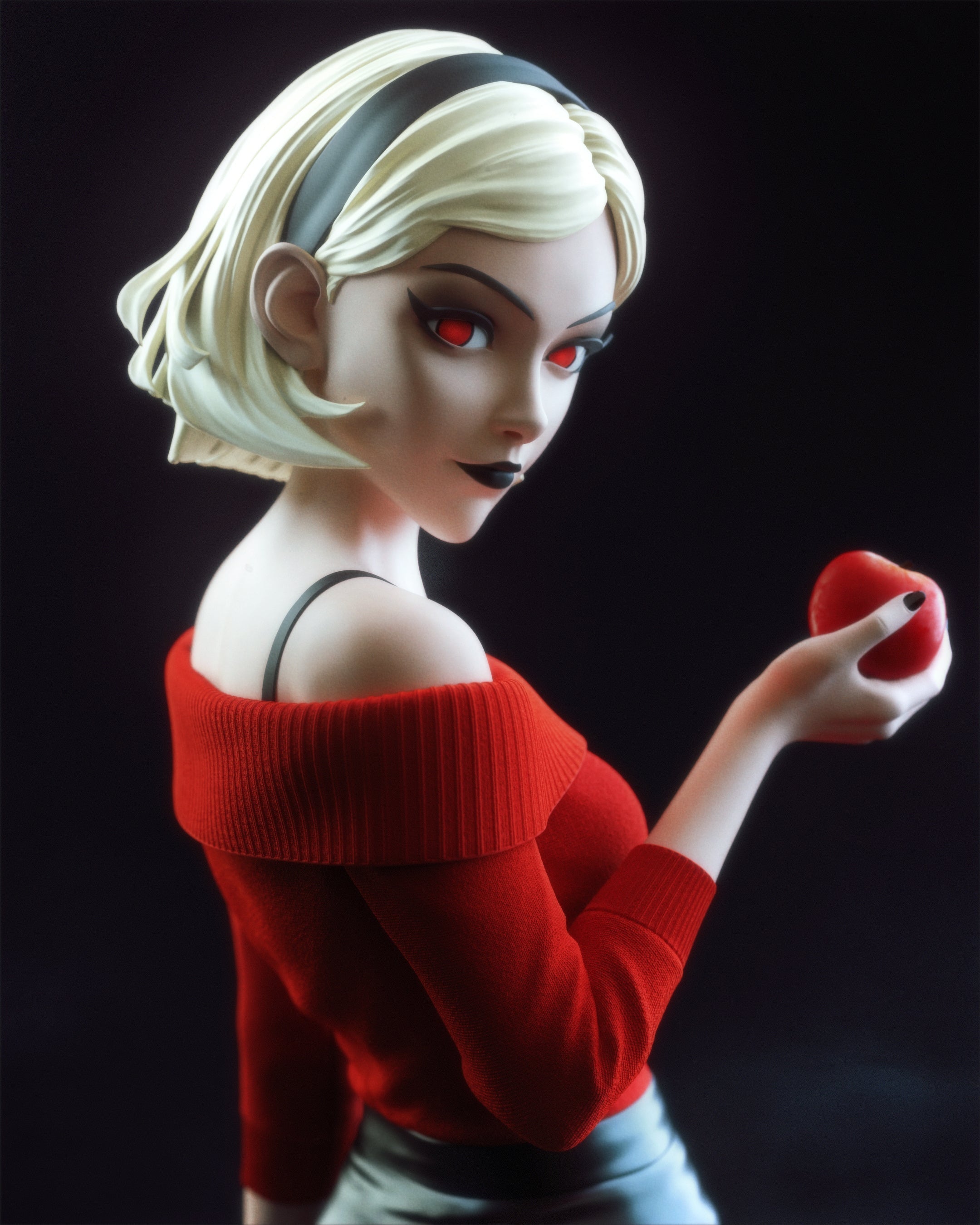 The Teenage Witch Statue