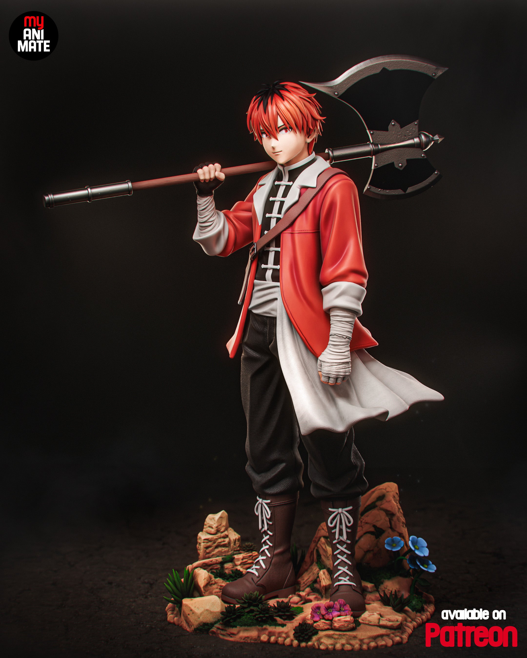 Frontline Fighter Statue